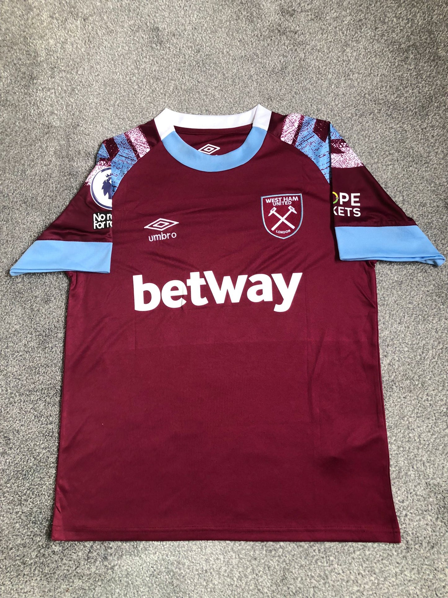 Signed Lanzini West Ham Home Shirt 22/23