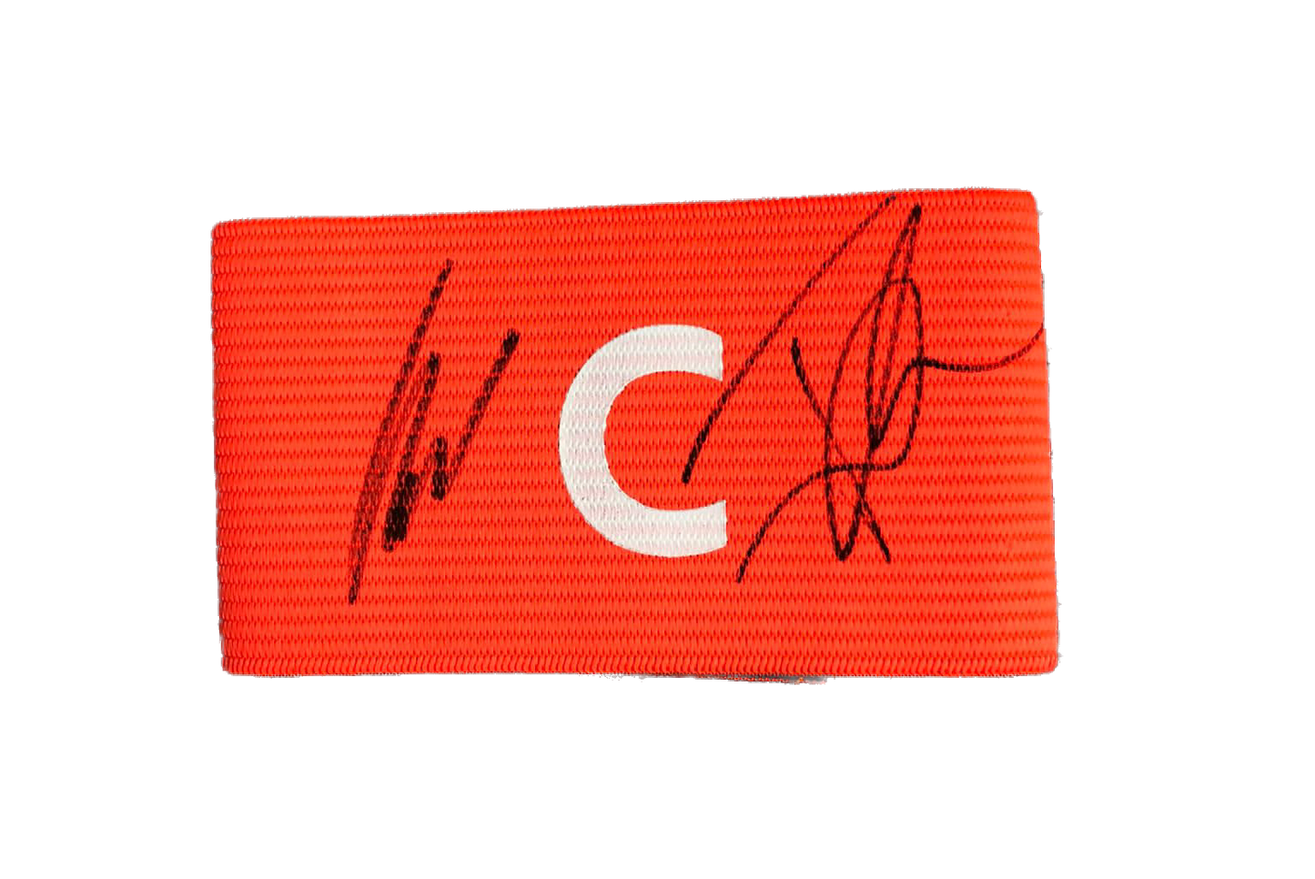 Signed Ilkay Gundogan and Fernandinho Captains Armband