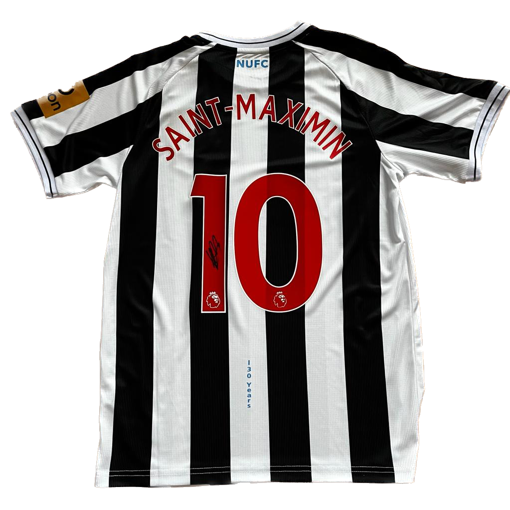 Signed Saint-Maximin Newcastle Home Shirt 22/23
