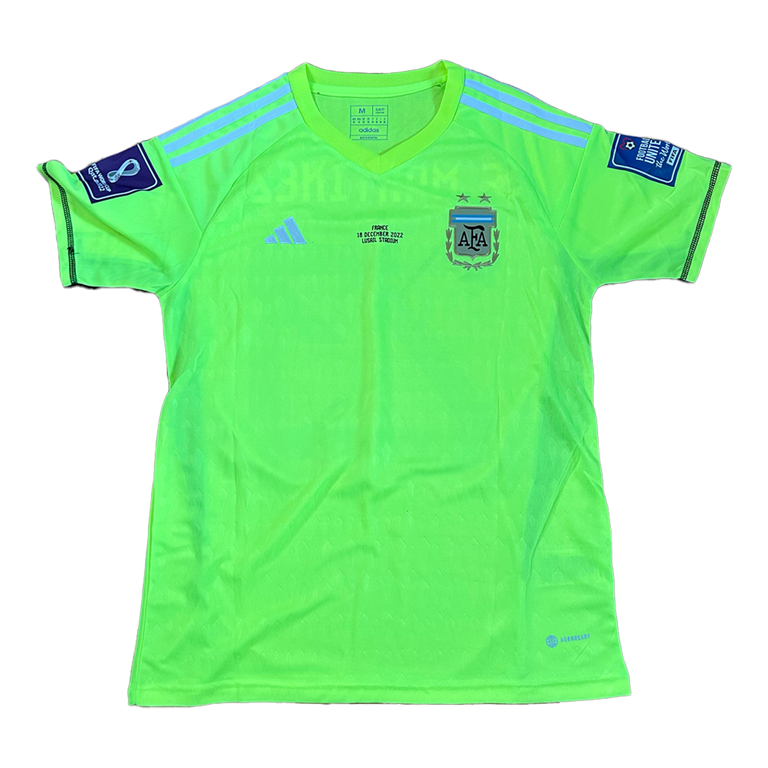 Signed Emi Matinez Argentina World Cup Final Home Shirt 2022/23