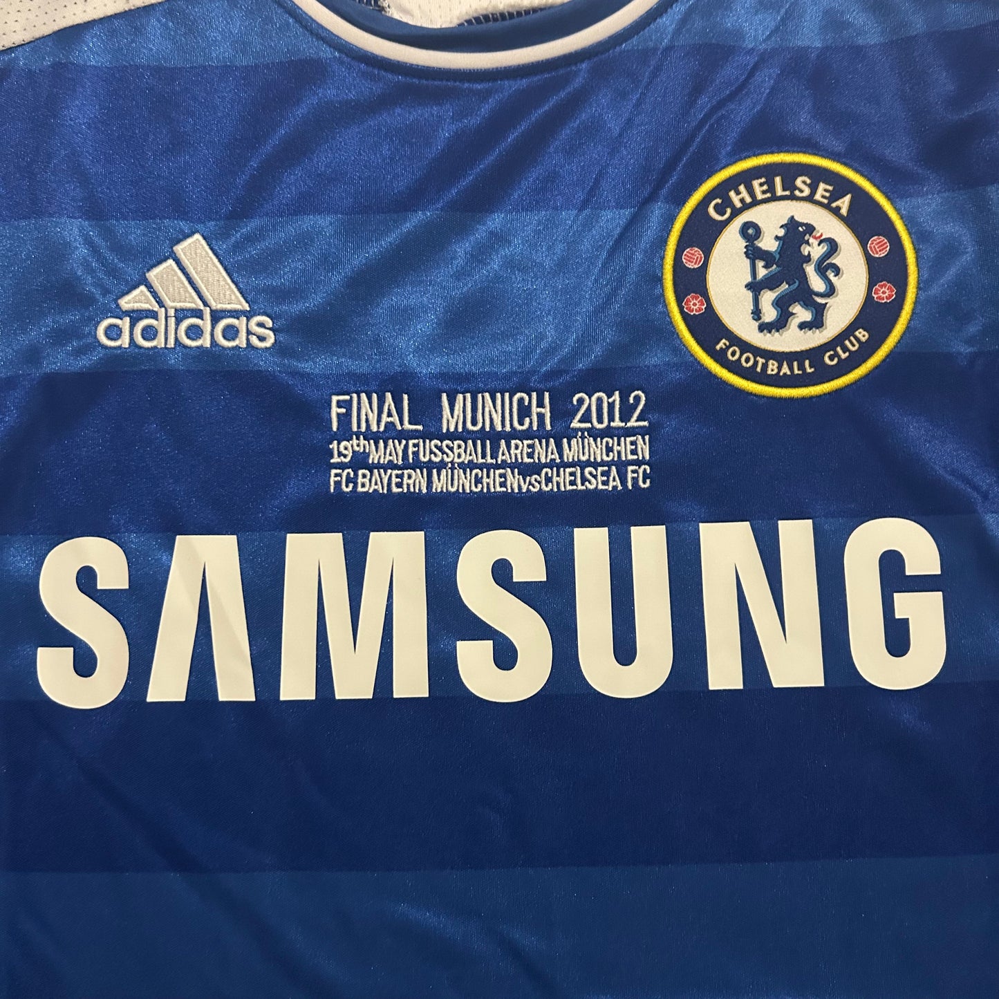Signed Frank Lampard Chelsea Home Shirt 2011/12 (Champions League Final)