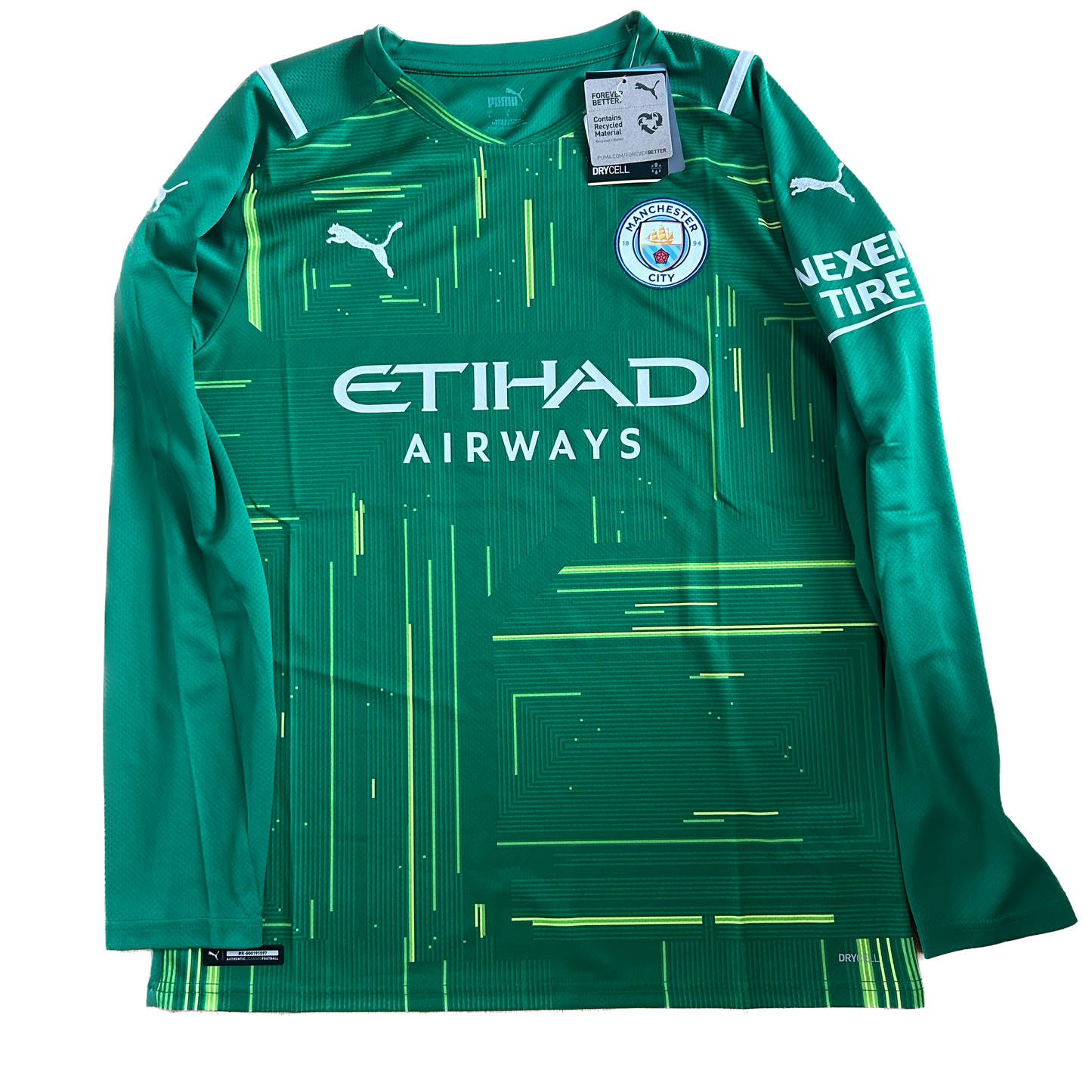 Signed Ederson Manchester City Home Shirt 2021/22 (Authentic Shirt)