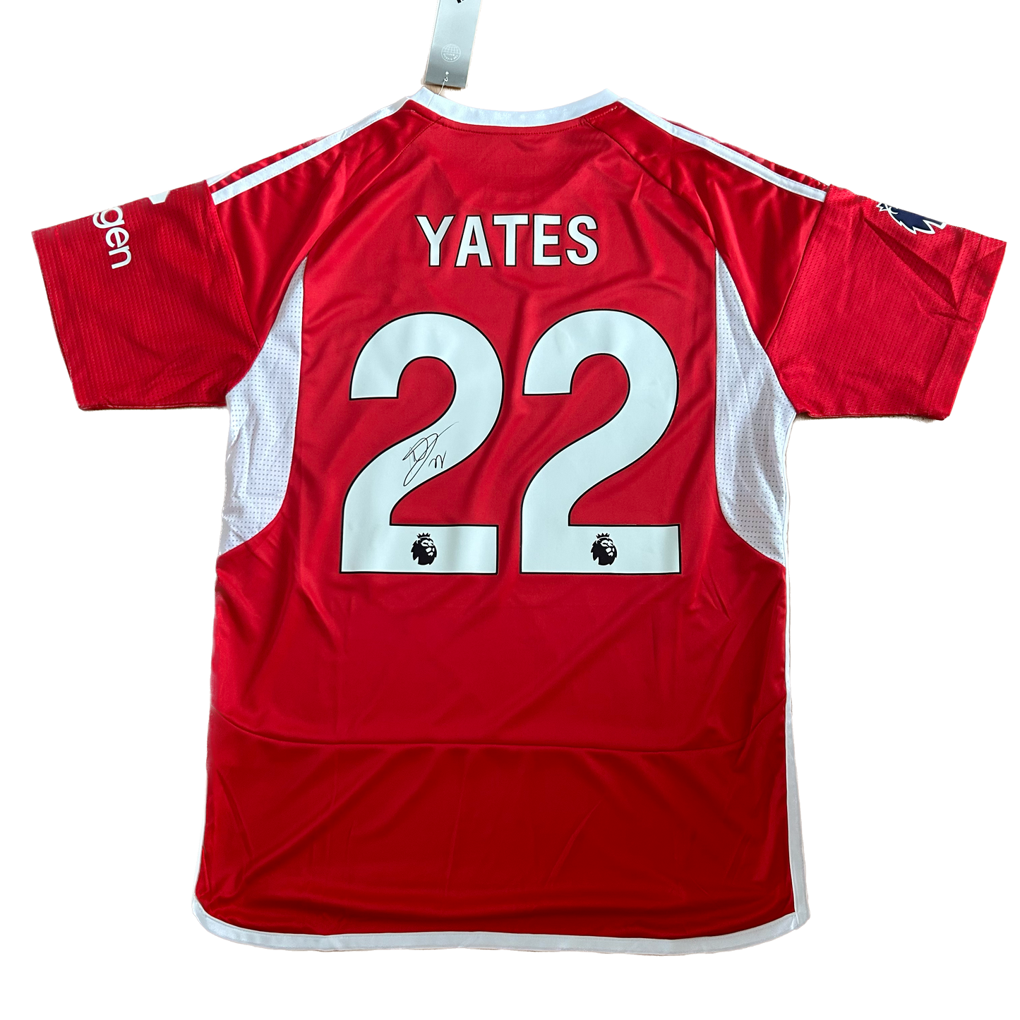 Signed Ryan Yates Nottingham Forest Home Shirt 2023/24