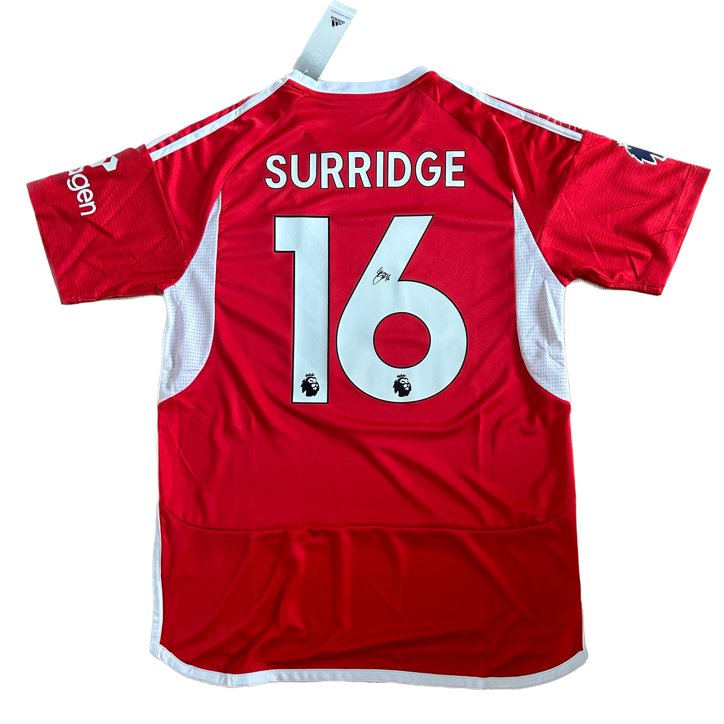 Signed Sam Surridge Nottingham Forest Home Shirt 2023/24