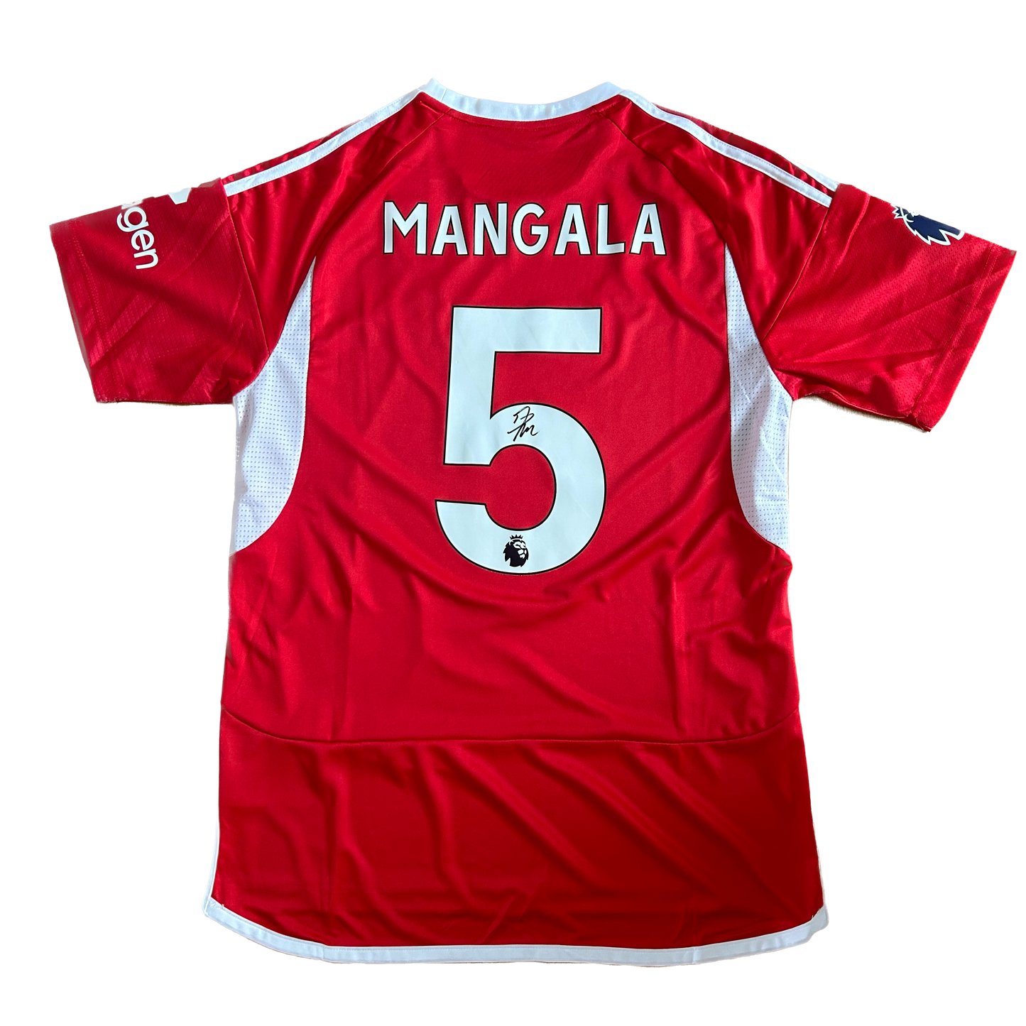 Signed Orel Mangala Nottingham Forest Home Shirt 2023/24