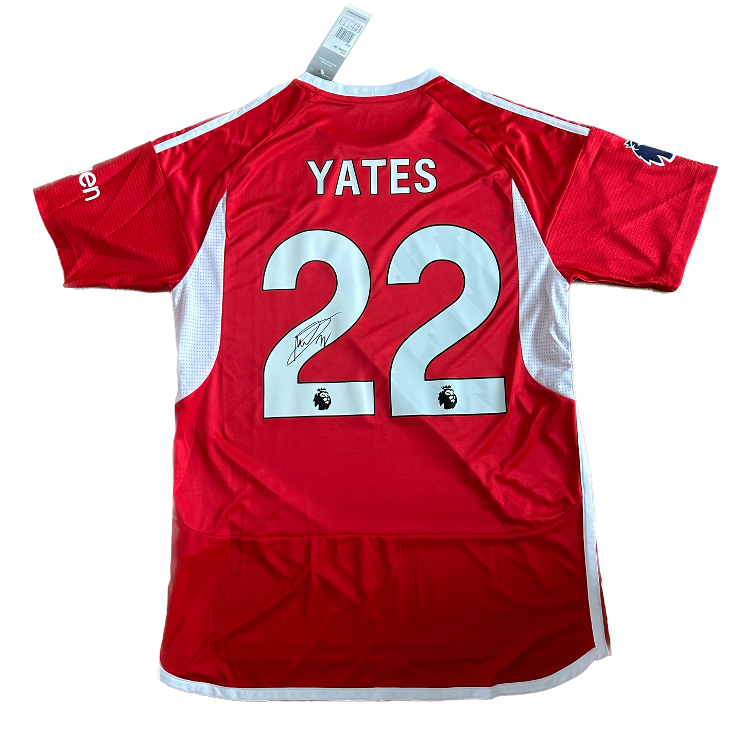 Signed Ryan Yates Nottingham Forest Home Shirt 2023/24
