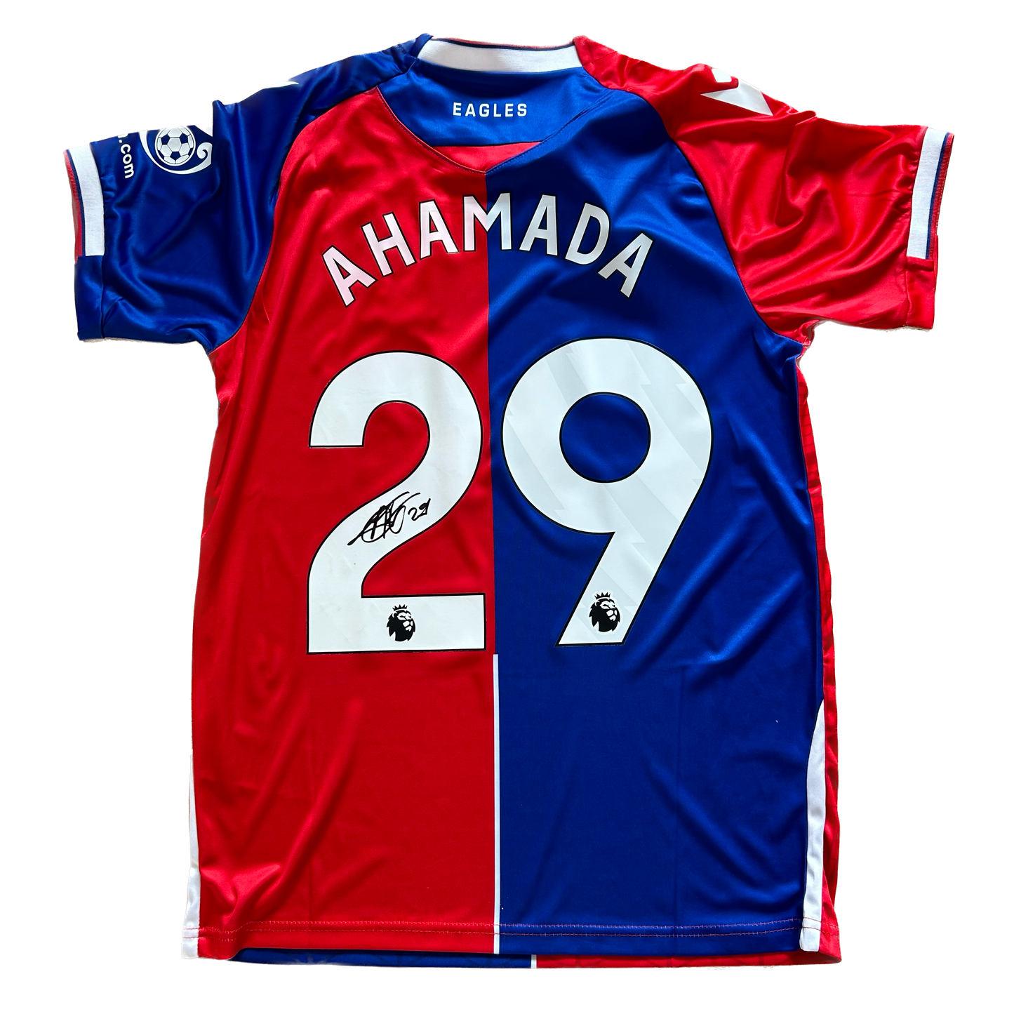 Signed Naouirou Ahamada Crystal Palace Home Shirt 2023/24