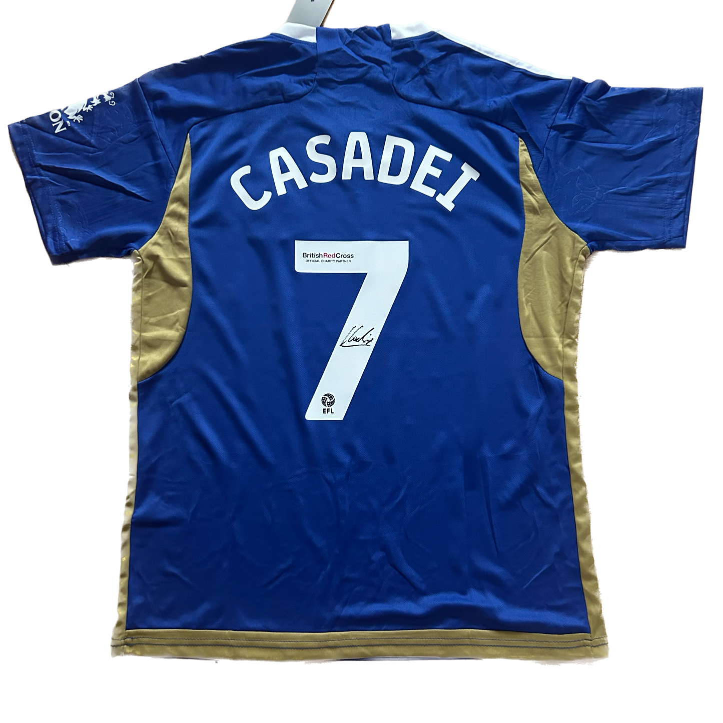 Signed Cesare Casadei Leicester City Home Shirt 2023/24