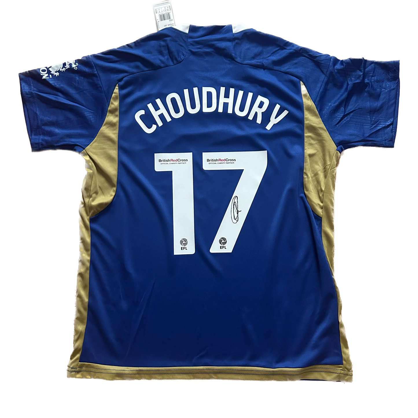 Signed Hamza Choudhury Leicester City Home Shirt 2023/24