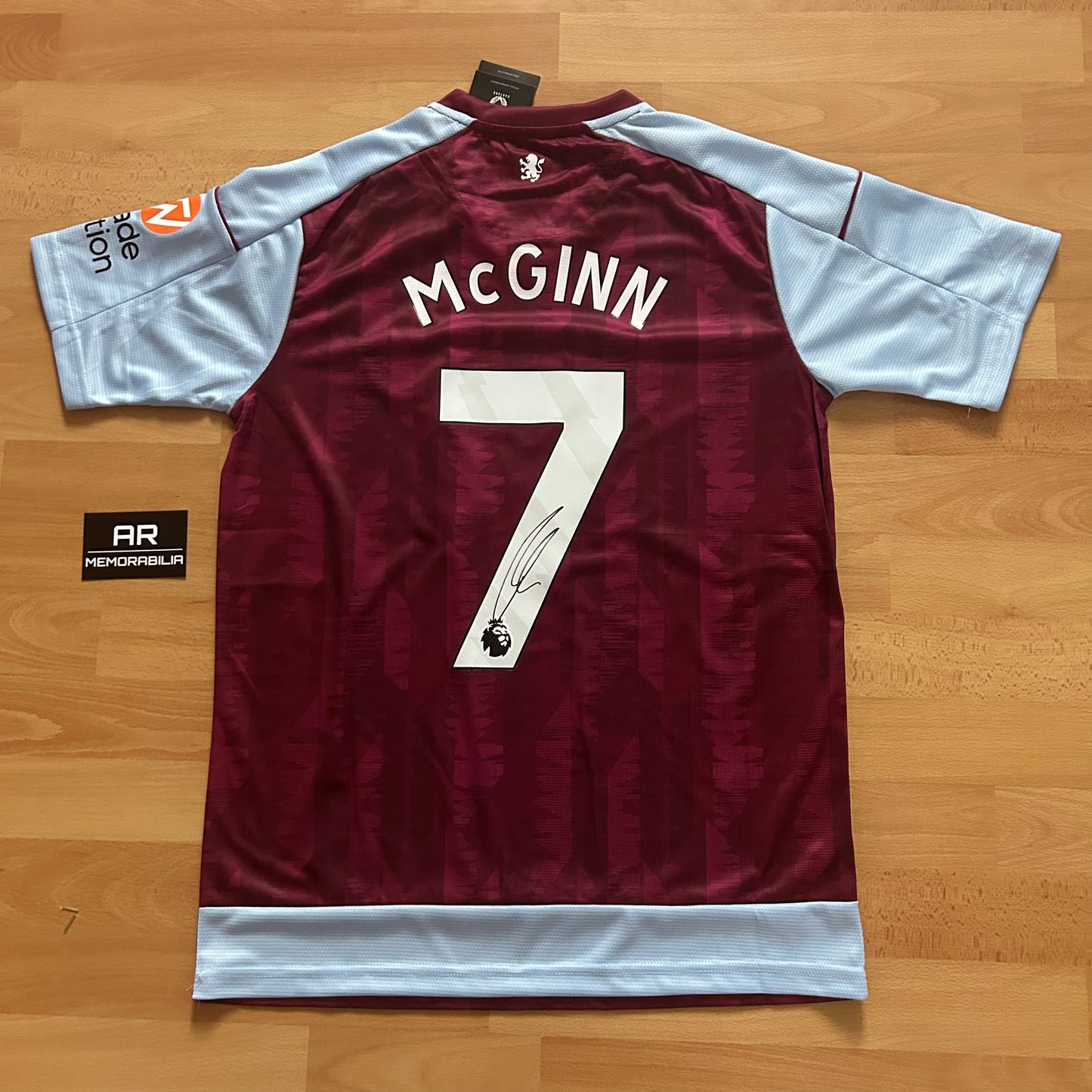Signed Matty Cash, Jacob Ramsey and John McGinn Aston Villa Home Shirt 2023/24 Bundle