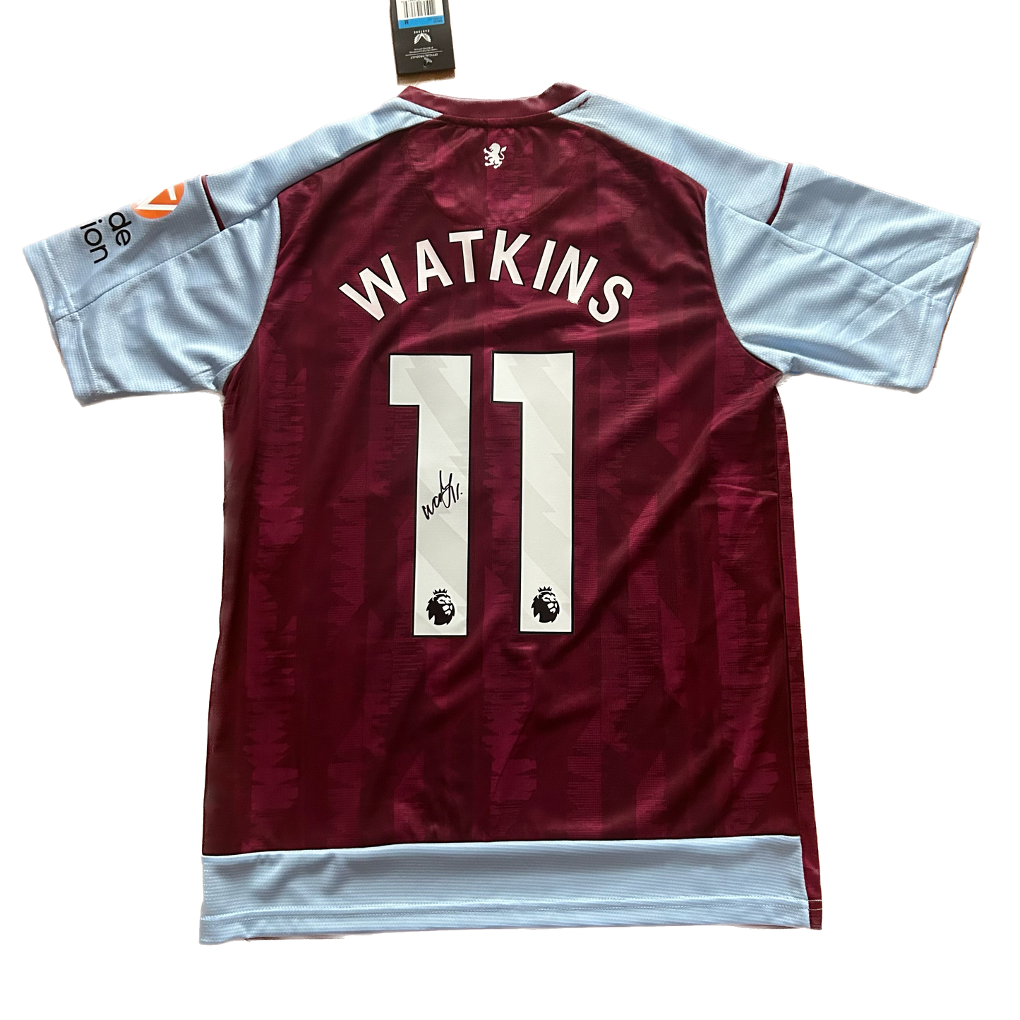 Signed Ollie Watkins Aston Villa Home Shirt 2023/24