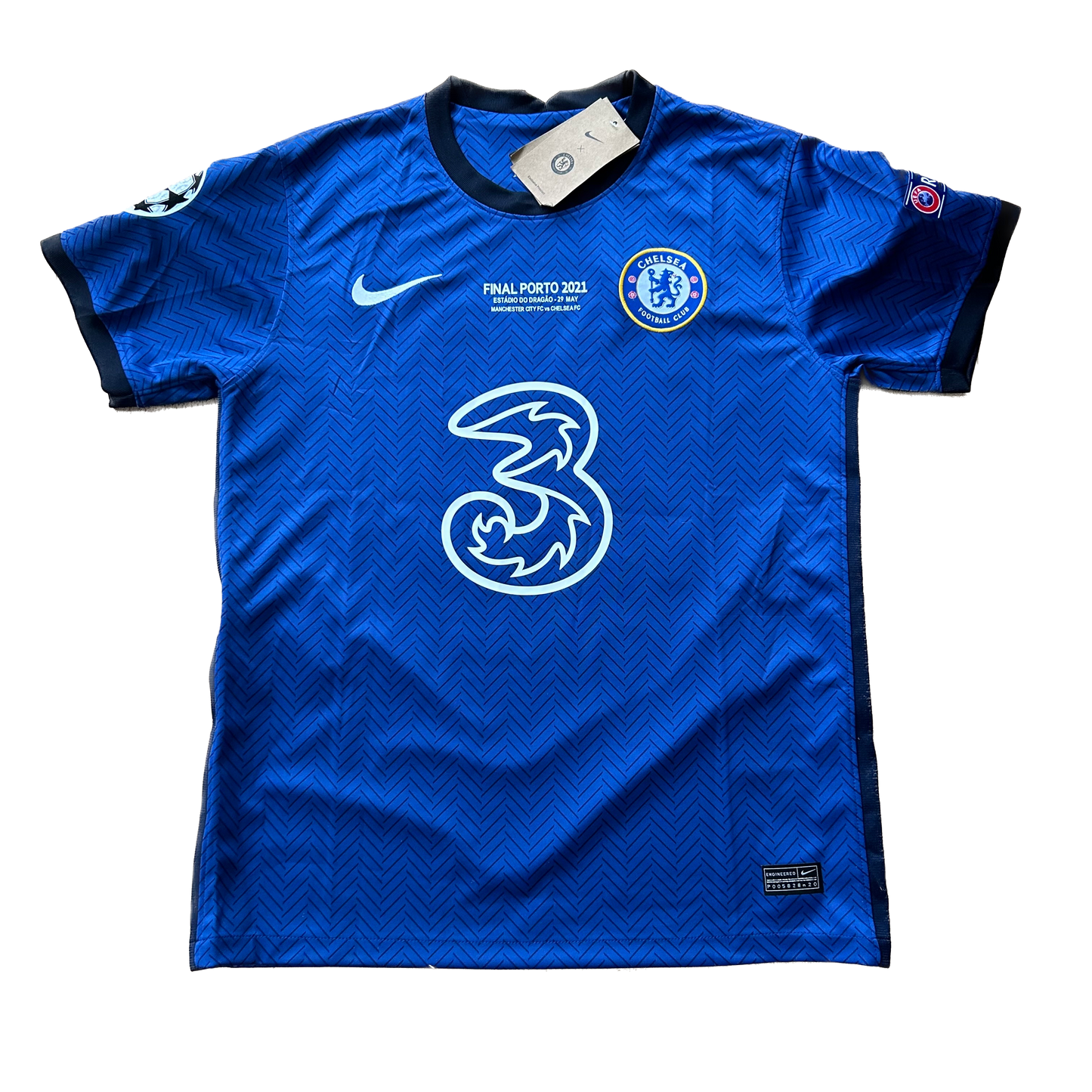UCL Final Chelsea Callum Hudson-Odoi Shirt 2020/21 (Faint Graph)