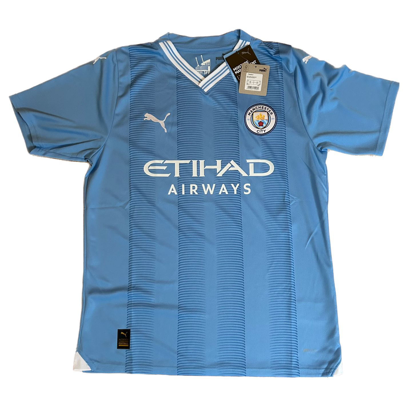 Signed Nathan Aké Manchester City Home Shirt 2023/24 (damaged corner)