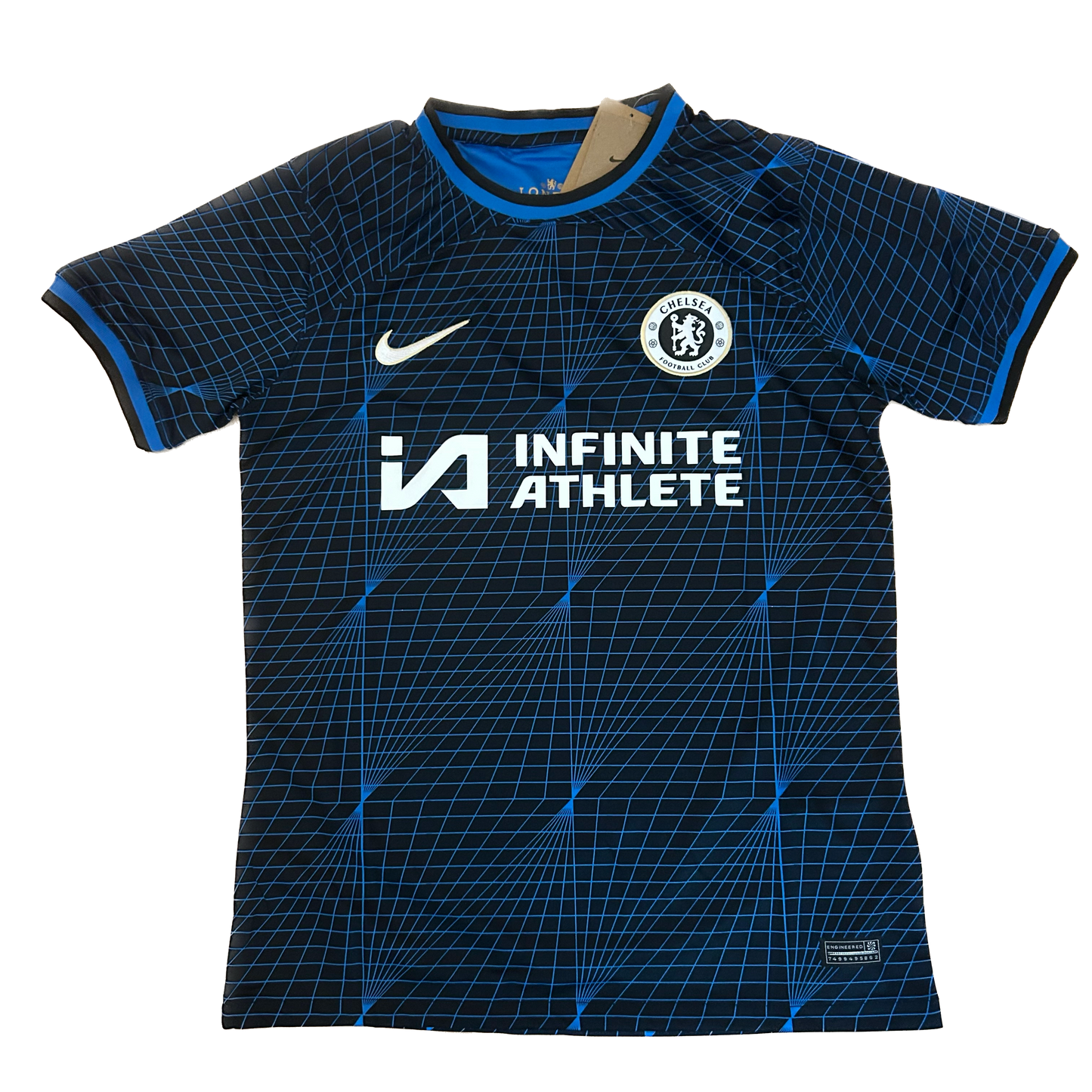 Hand Signed Nicolas Jackson Chelsea Away Shirt 2023/24