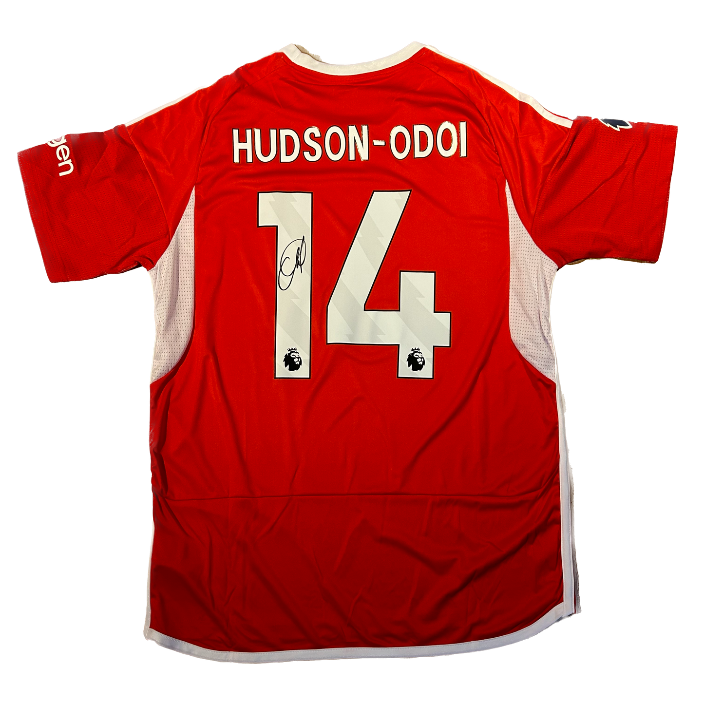 Signed Hudson-Odoi Nottingham Forest Home Shirt 2023/24