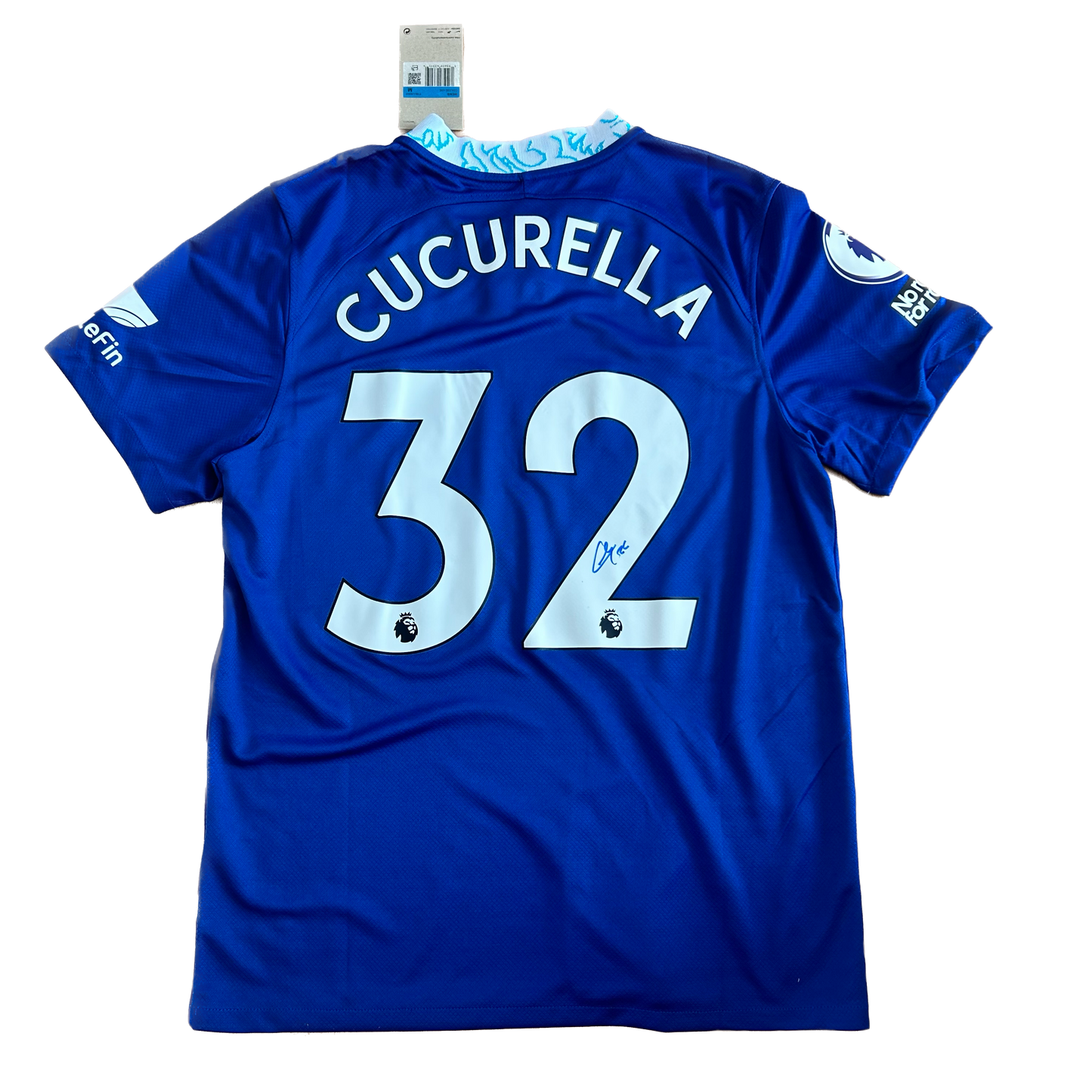 Signed Cucurella Chelsea Home Shirt 22/23