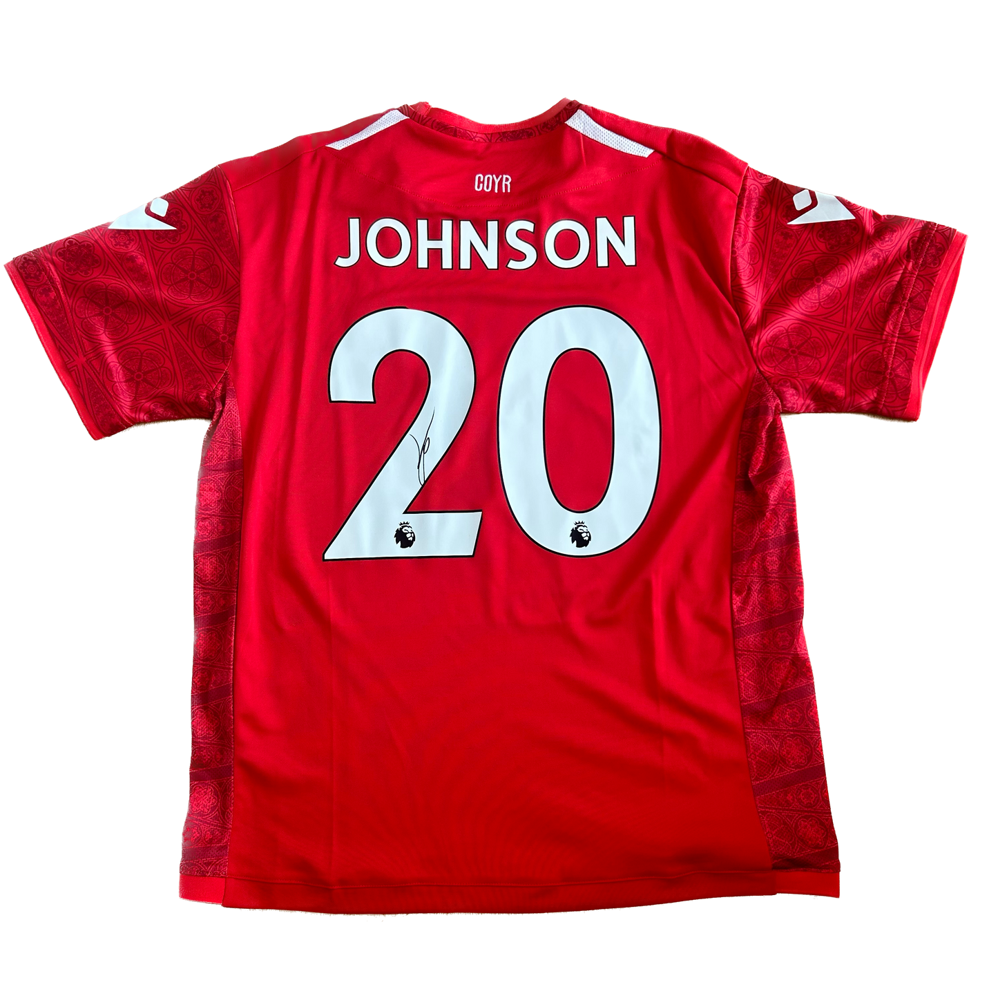 Signed Brenan Johnson Nottingham Forest Home Shirt 22/23