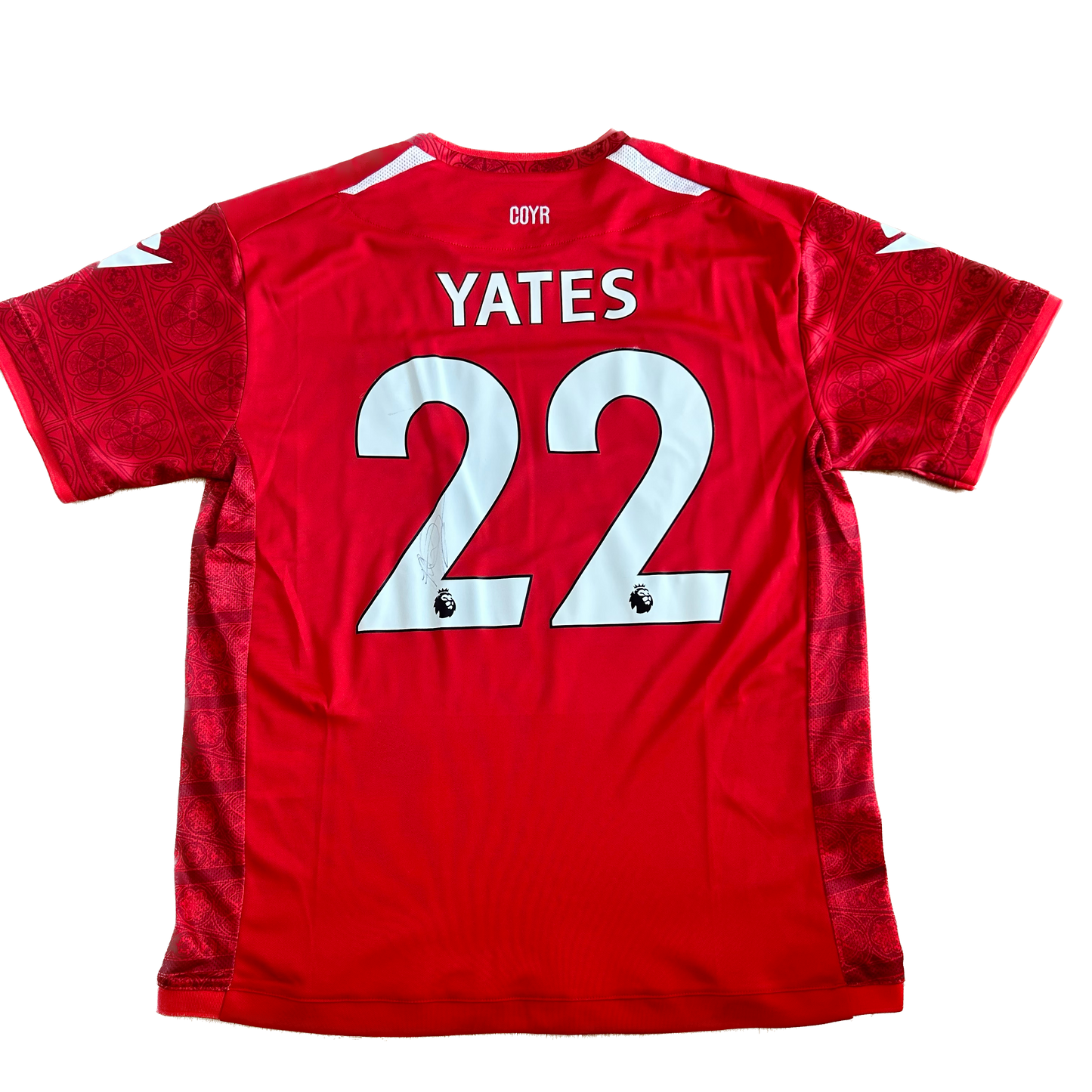 Signed Ryan Yates Nottingham Forest Home Shirt 22/23