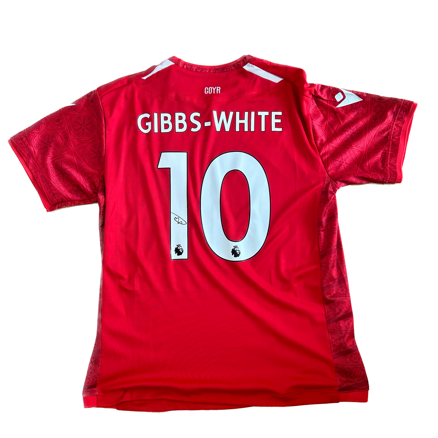 Signed Morgan Gibbs-White Nottingham Forest Home Shirt 22/23