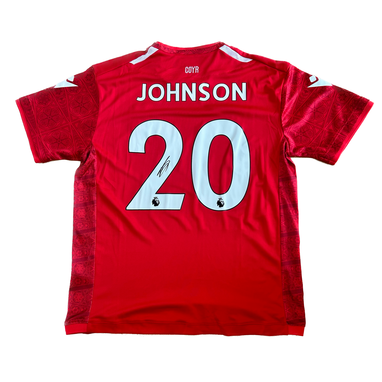Signed Brenan Johnson Nottingham Forest Home Shirt 22/23