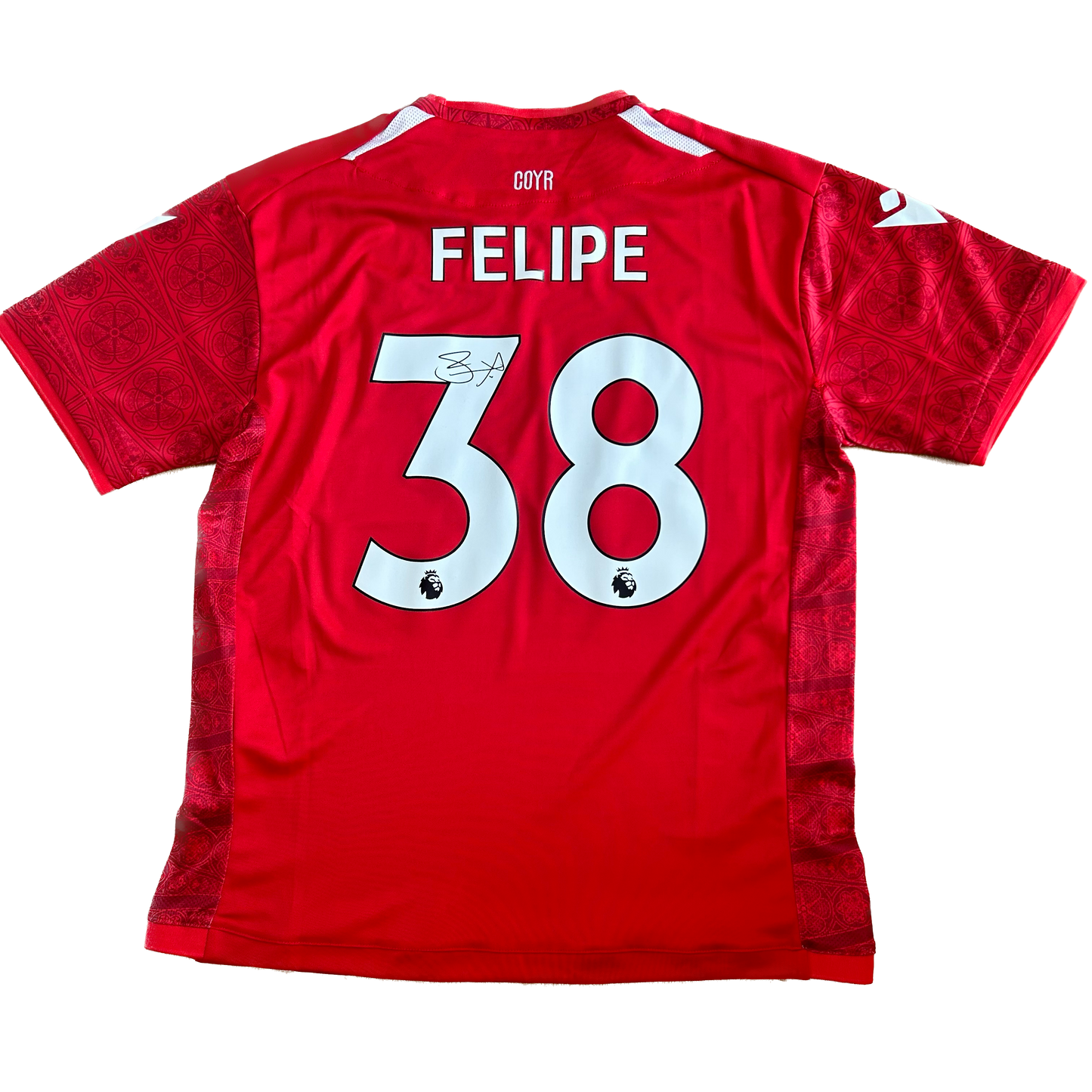 Signed Felipe Nottingham Forest Home Shirt 22/23