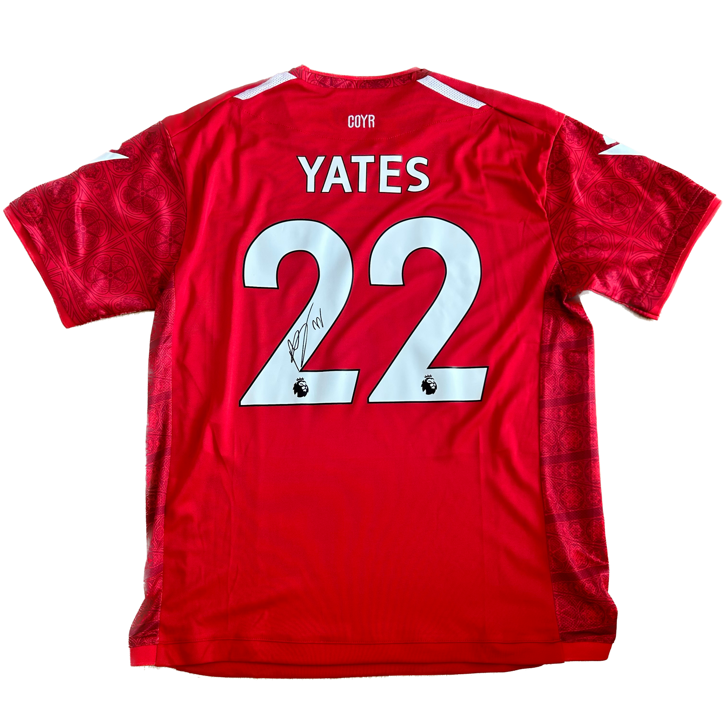 Signed Ryan Yates Nottingham Forest Home Shirt 22/23