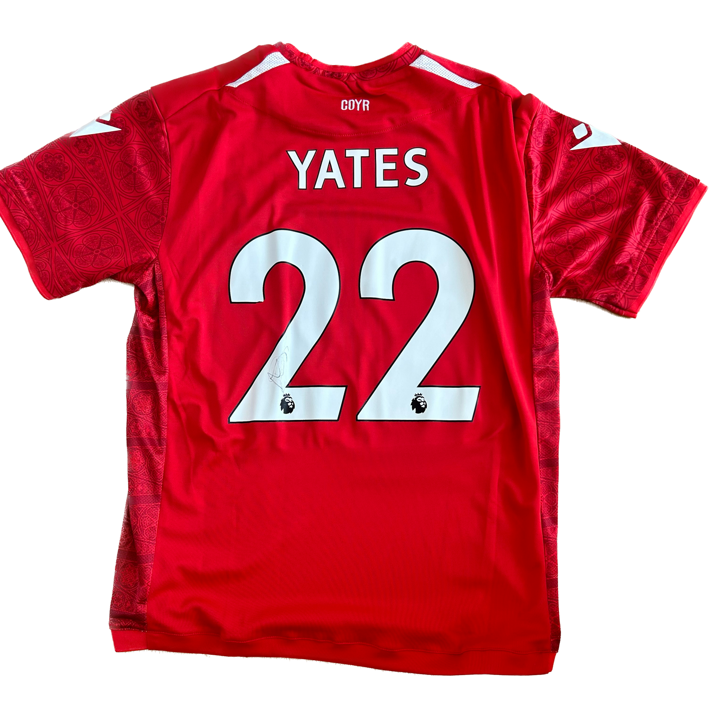 Signed Ryan Yates Nottingham Forest Home Shirt 22/23