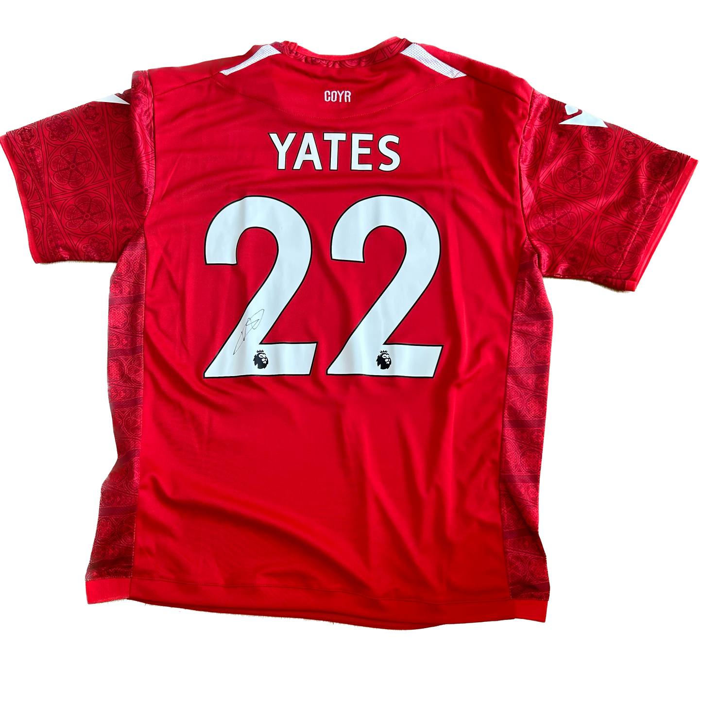 Signed Ryan Yates Nottingham Forest Home Shirt 22/23