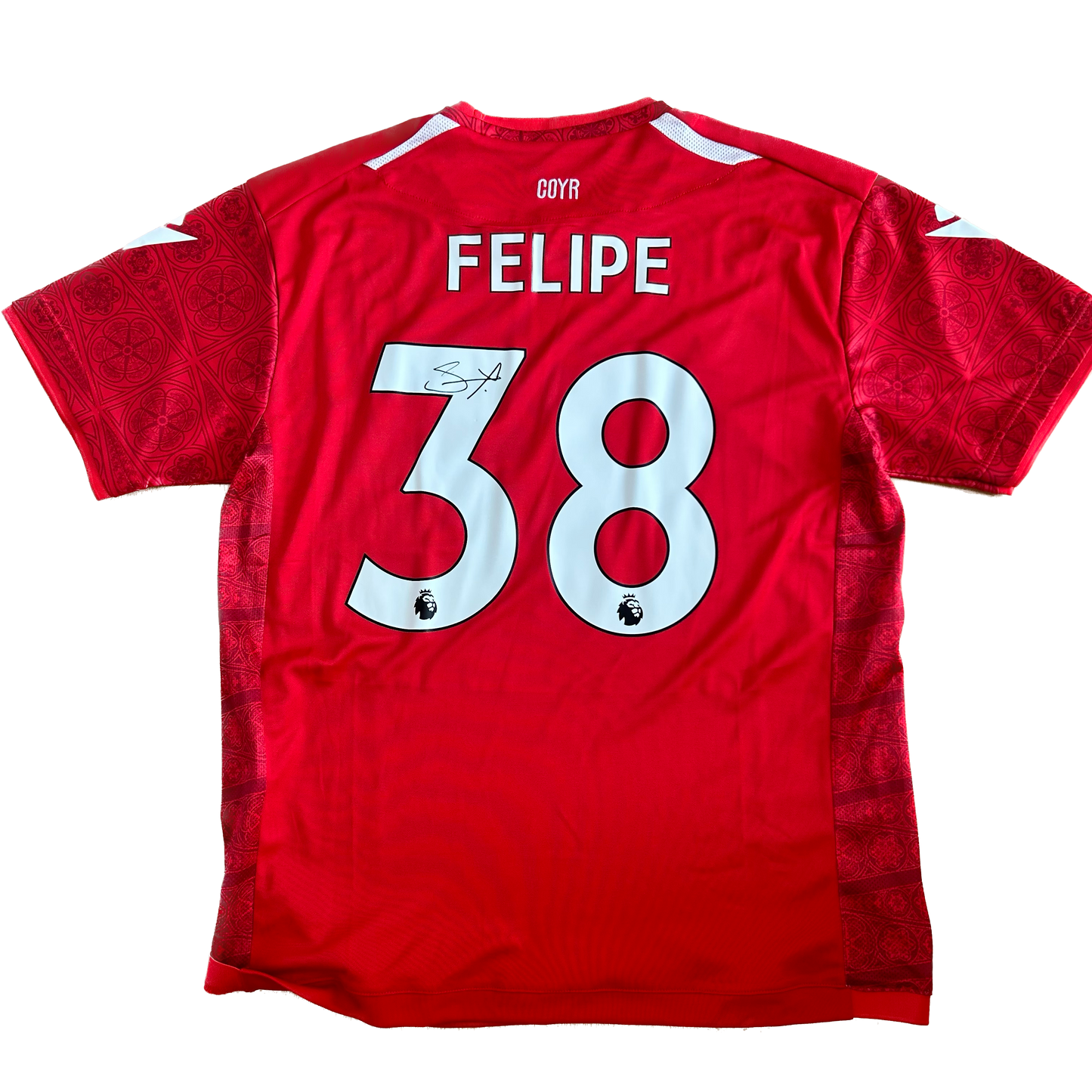 Signed Felipe Nottingham Forest Home Shirt 22/23