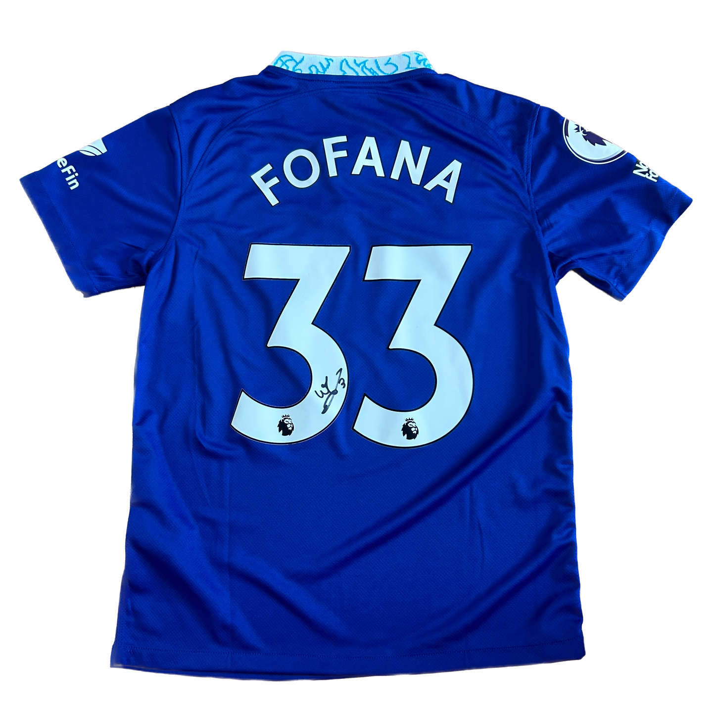 Signed Wesley Fofana Chelsea Home Shirt 22/23