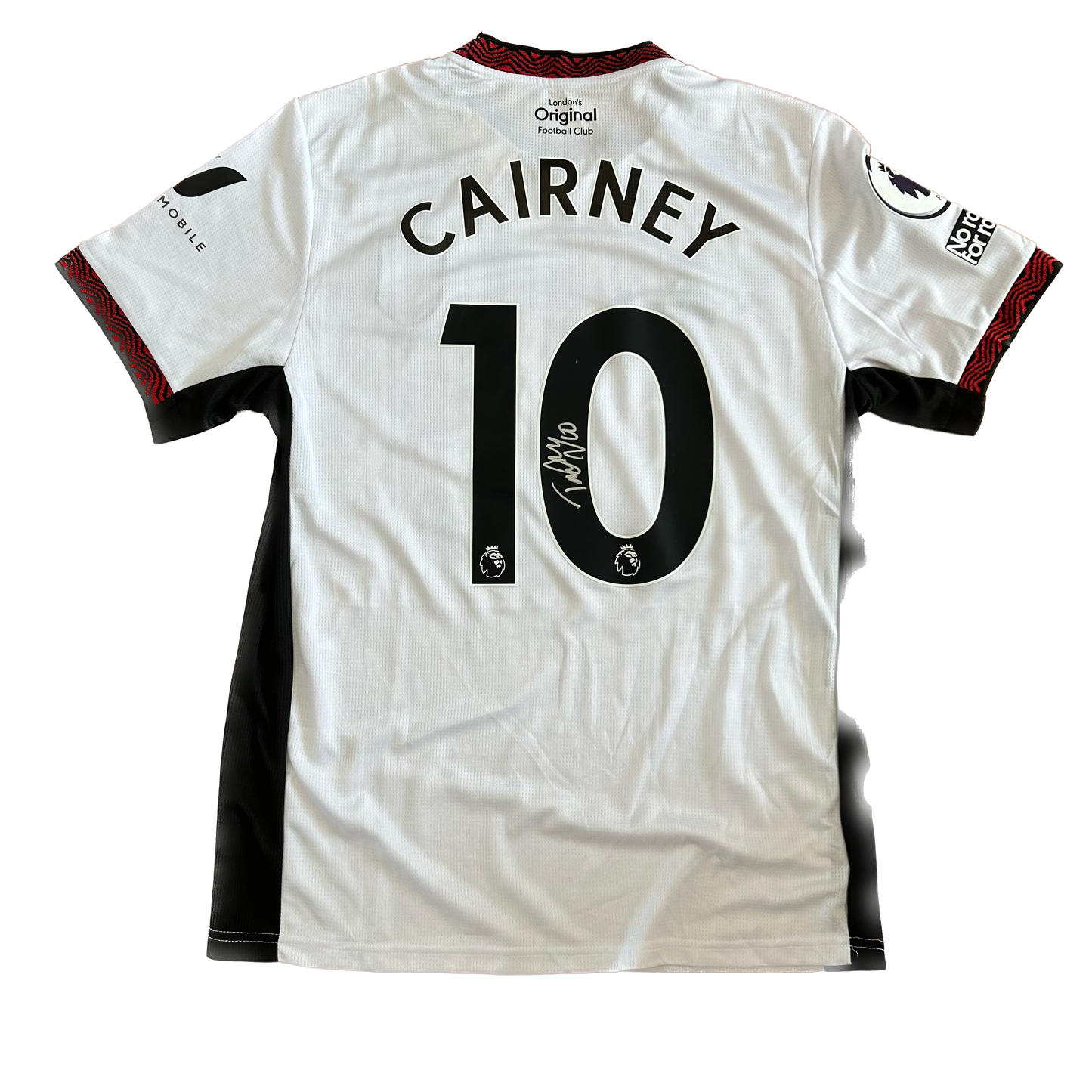 Signed Tom Cairney Fulham Home Shirt 22/23