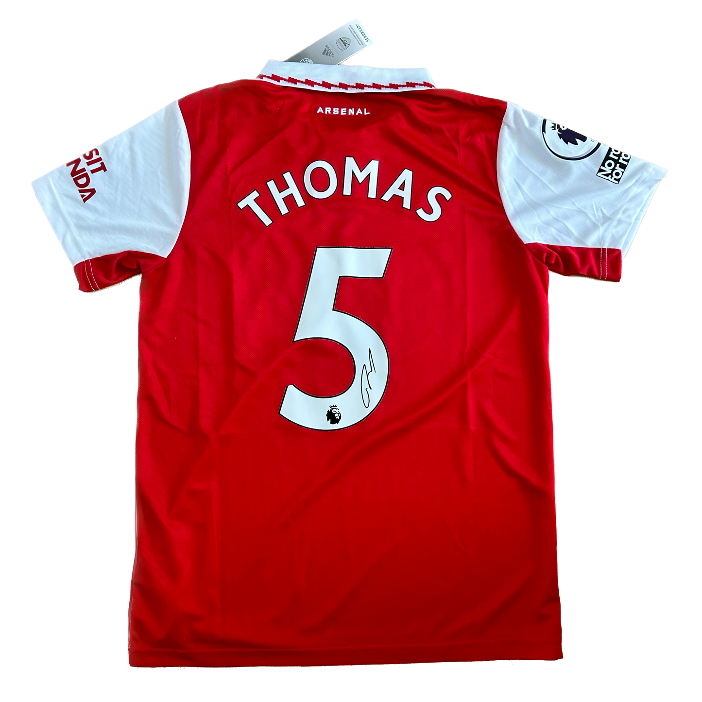 Signed Thomas Partey Arsenal Home Shirt 22/23