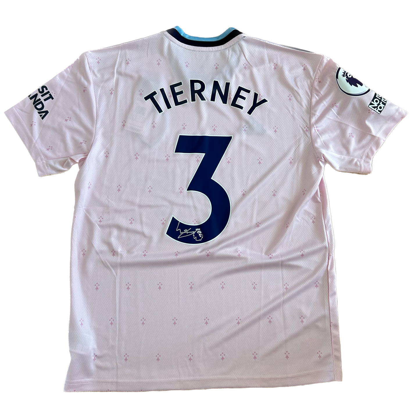 Signed Tierney Arsenal Third Shirt 22/23