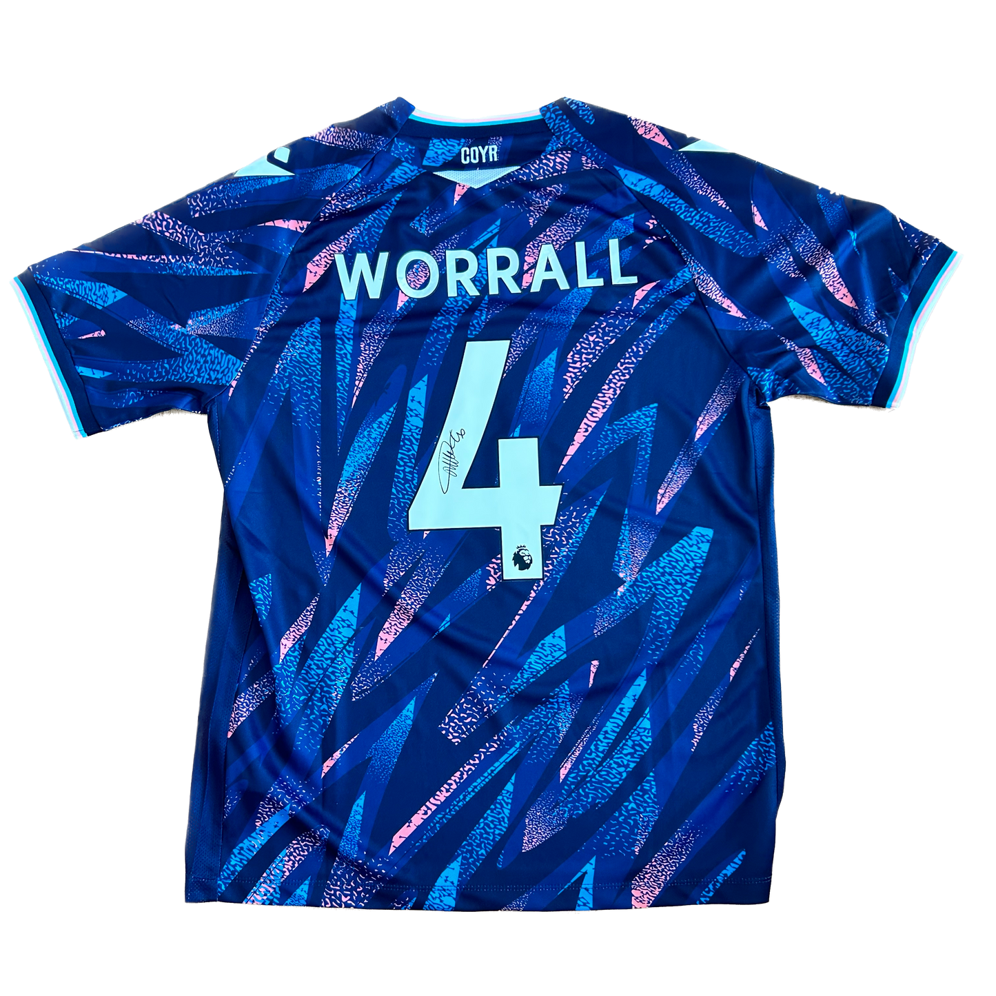 Signed Joe Worrall Nottingham Forest Third Shirt 22/23