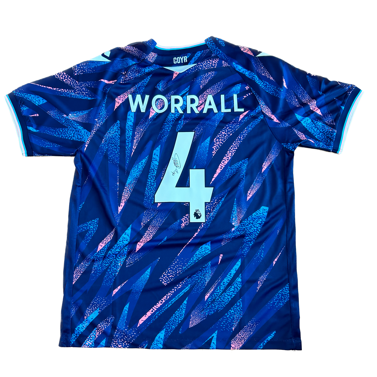 Signed Joe Worrall Nottingham Forest Third Shirt 22/23