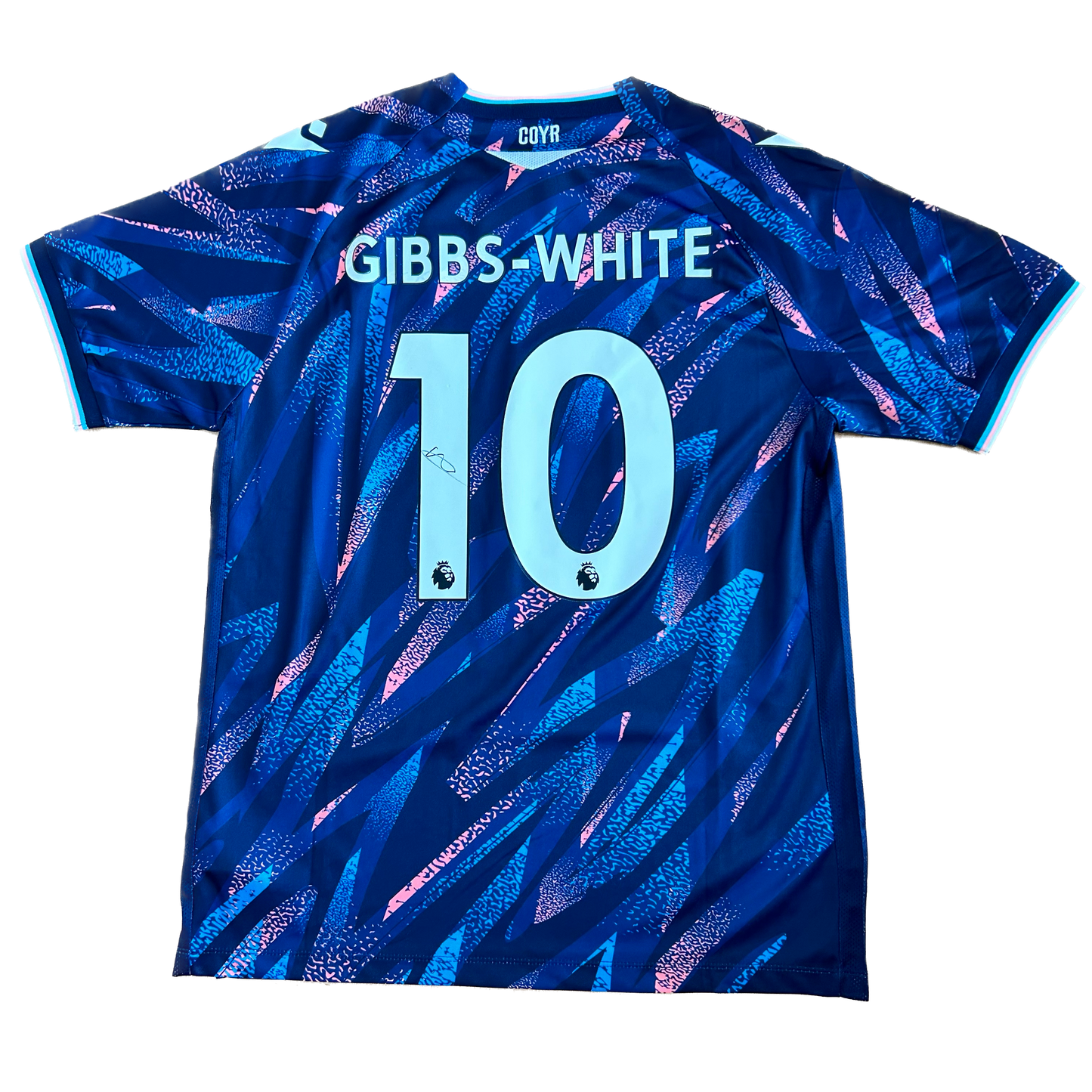 Signed Morgan Gibbs-White Nottingham Forest Third Shirt 22/23