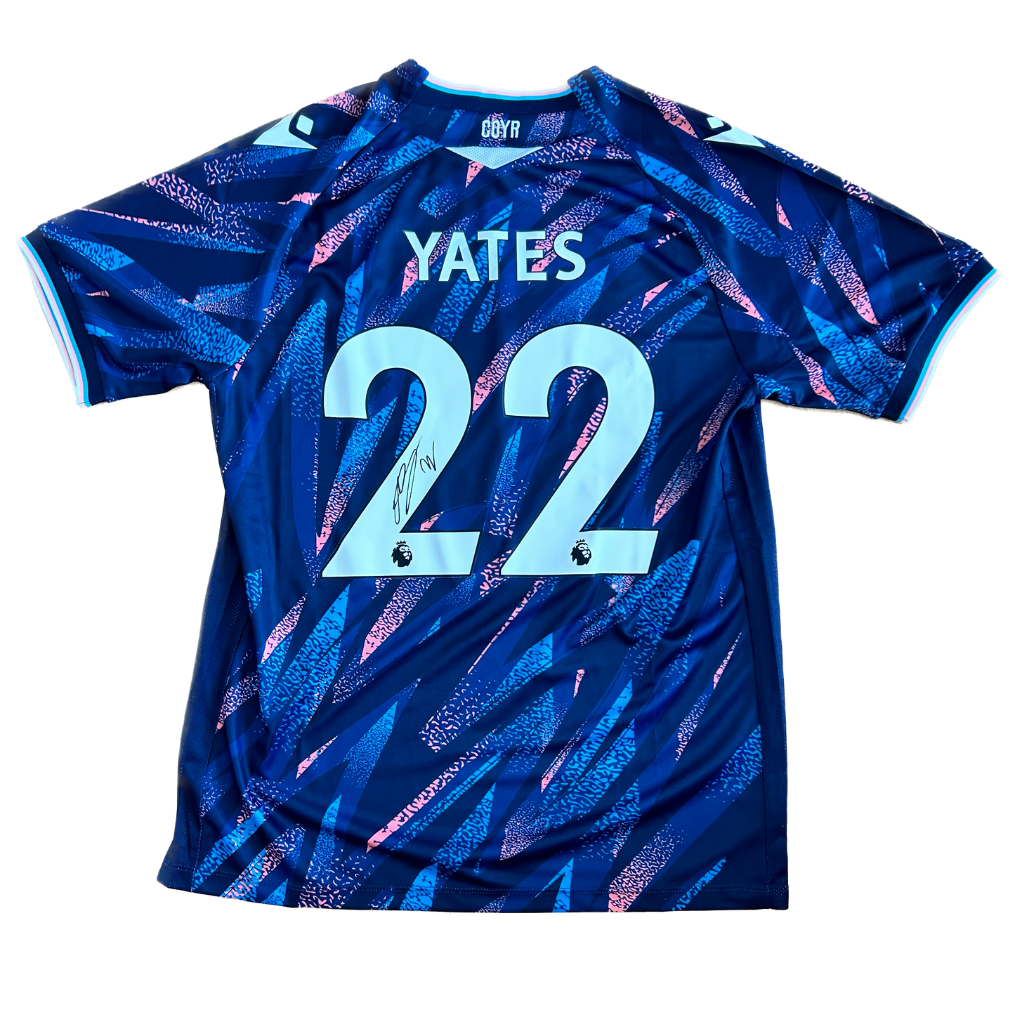 Signed Ryan Yates Nottingham Forest Third Shirt 22/23