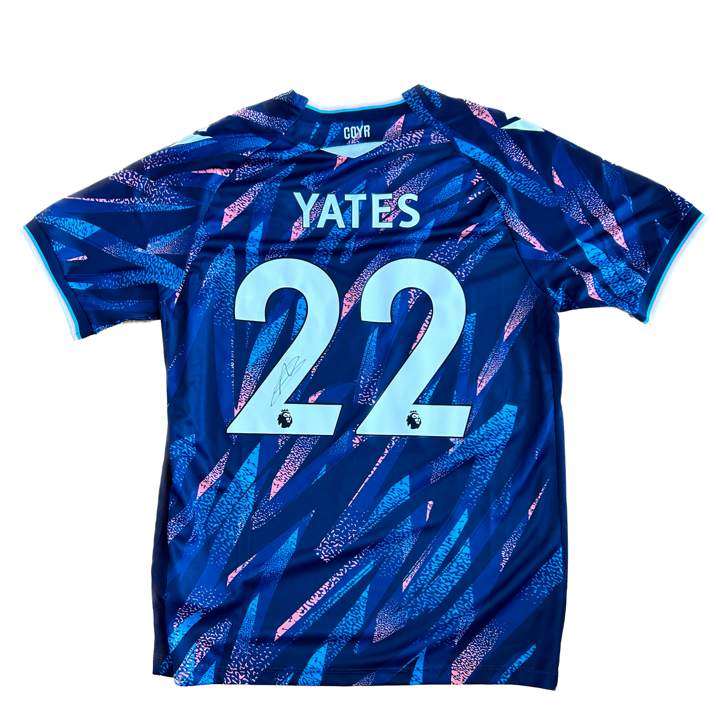 Signed Ryan Yates Nottingham Forest Third Shirt 22/23