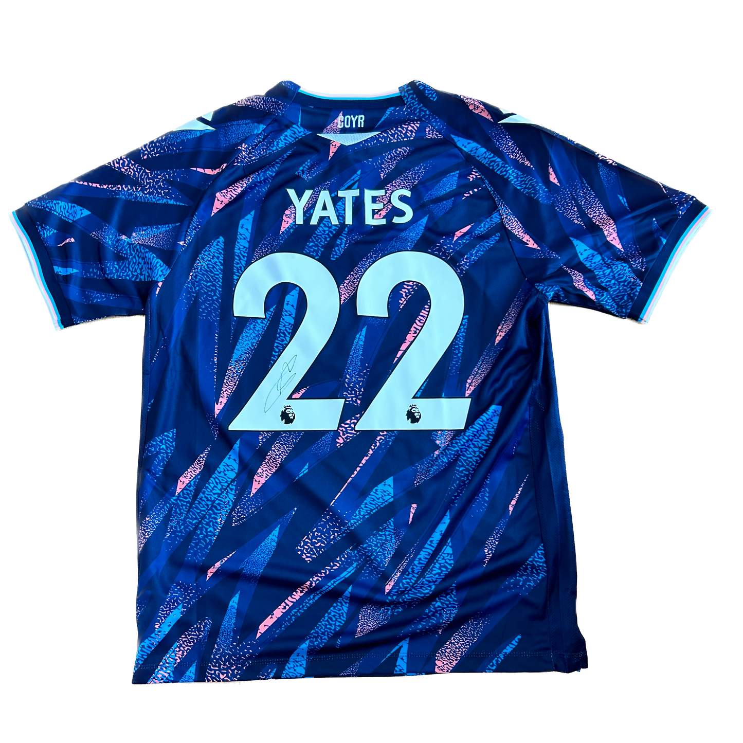 Signed Ryan Yates Nottingham Forest Third Shirt 22/23