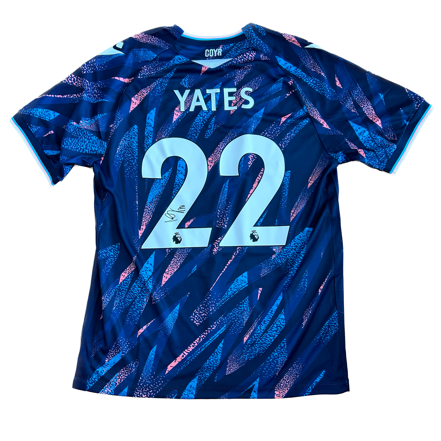 Signed Ryan Yates Nottingham Forest Third Shirt 22/23