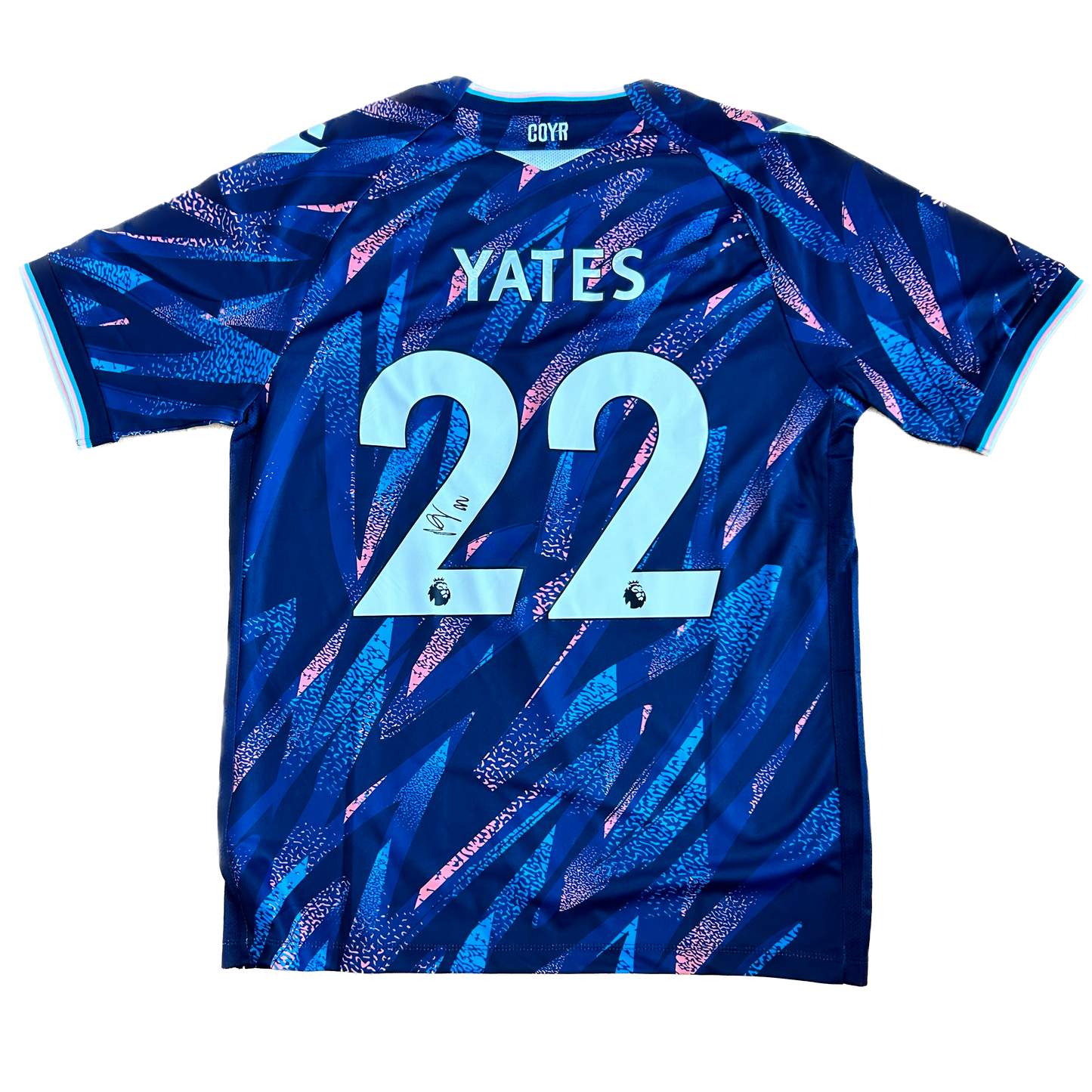 Signed Ryan Yates Nottingham Forest Third Shirt 22/23
