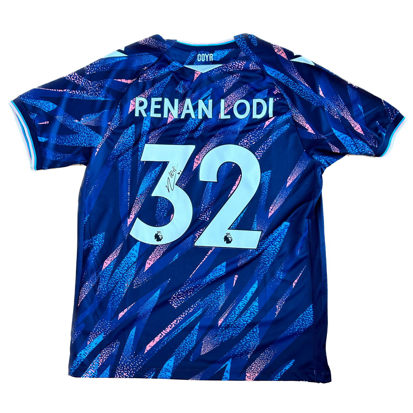 Signed Renan Lodi Nottingham Forest Third Shirt 22/23