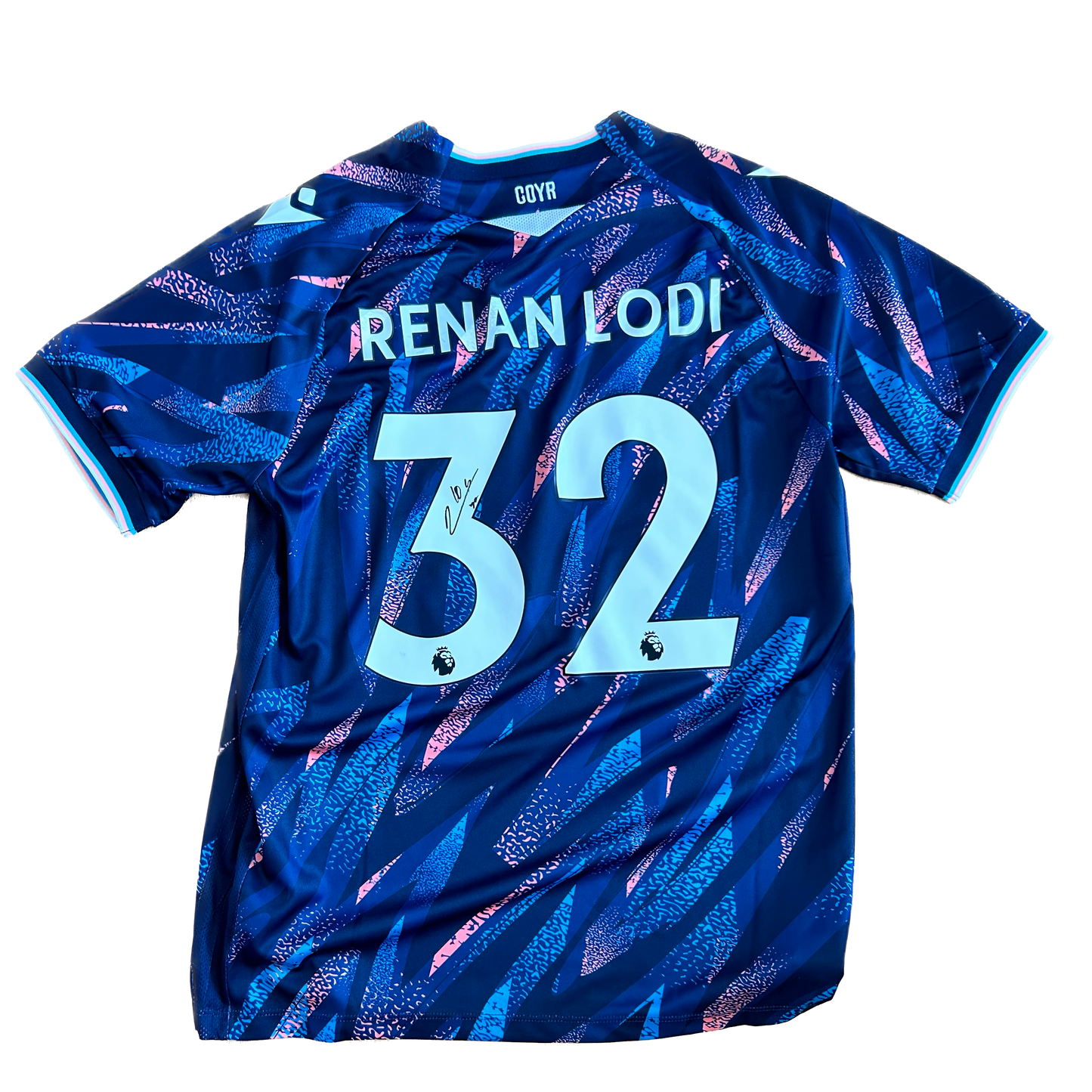 Signed Renan Lodi Nottingham Forest Third Shirt 22/23