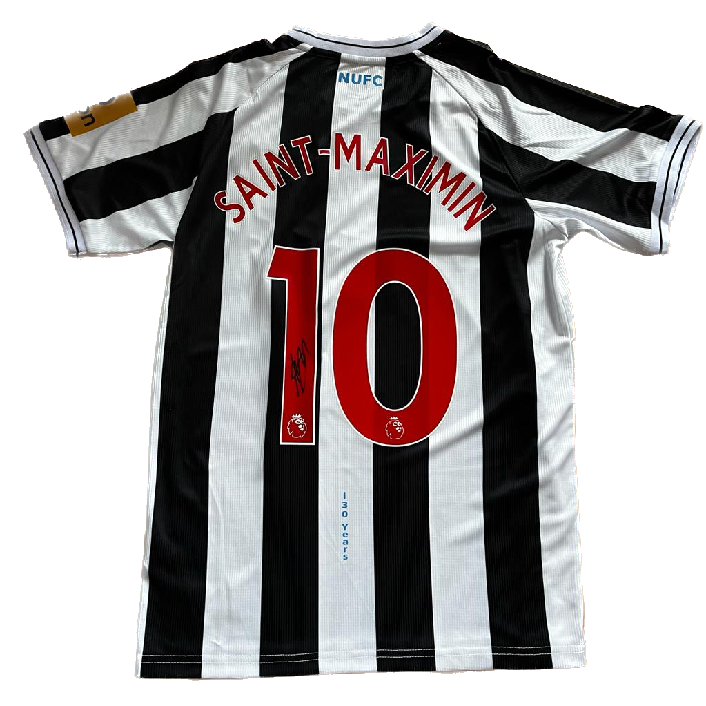 Signed Saint-Maximin Newcastle Home Shirt 22/23