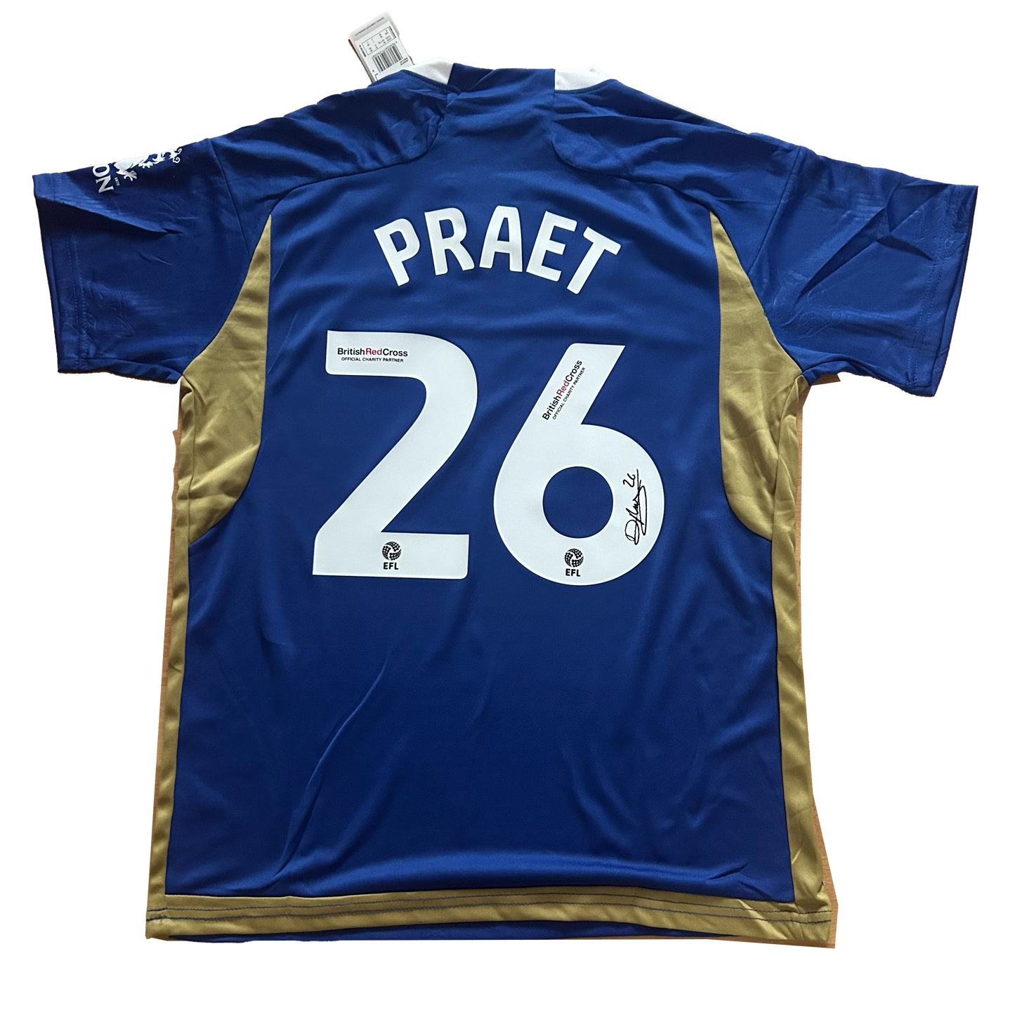 Signed Dennis Praet Leicester City Home Shirt 2023/24