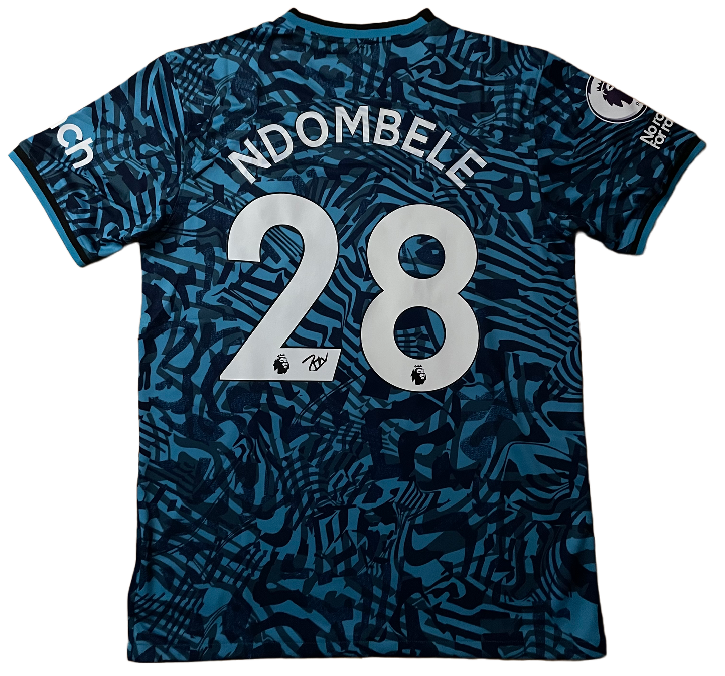 Signed Ndombele Spurs Third Shirt 22/23