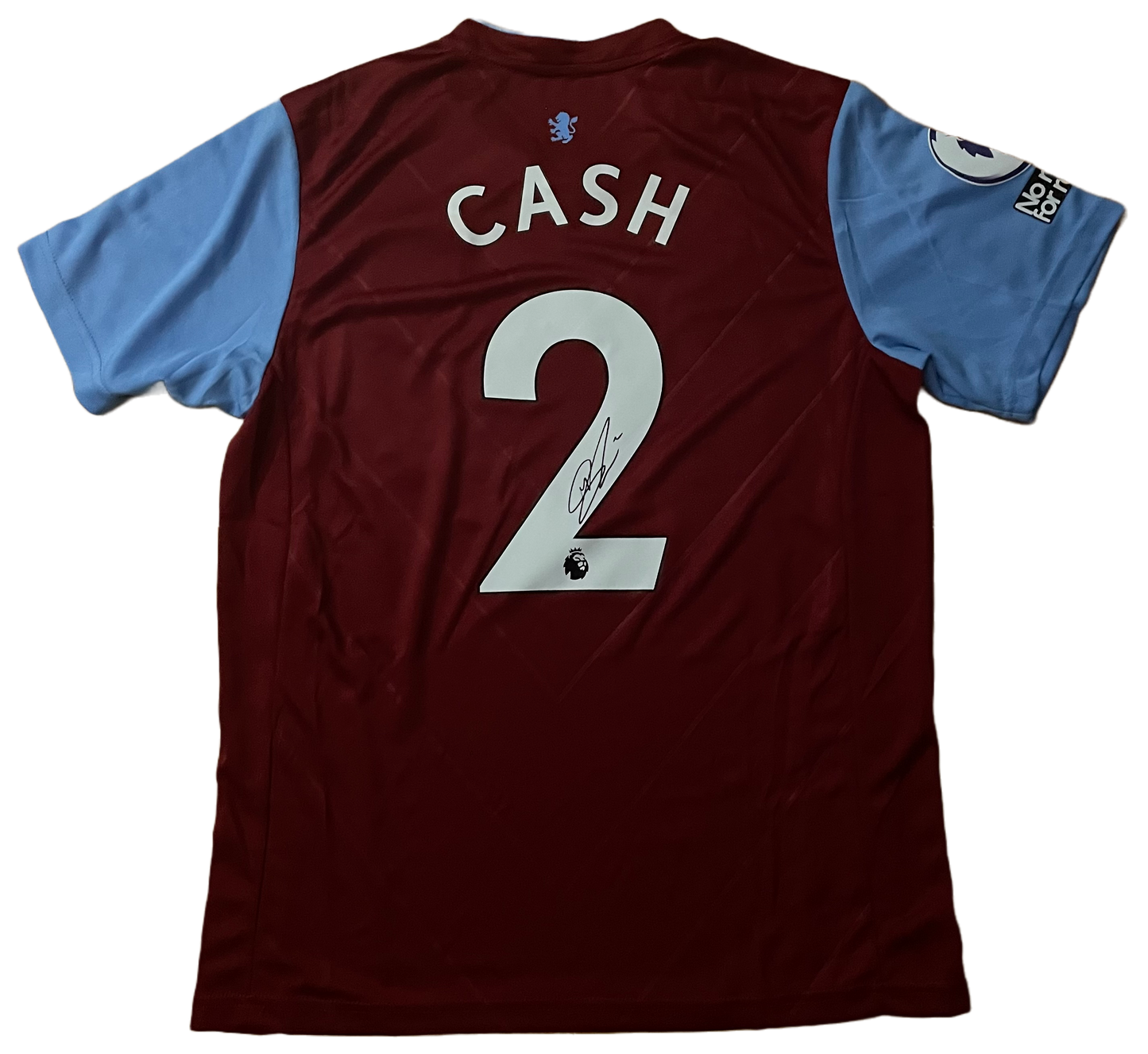 Signed Matty Cash Aston Villa Home Shirt 22/23