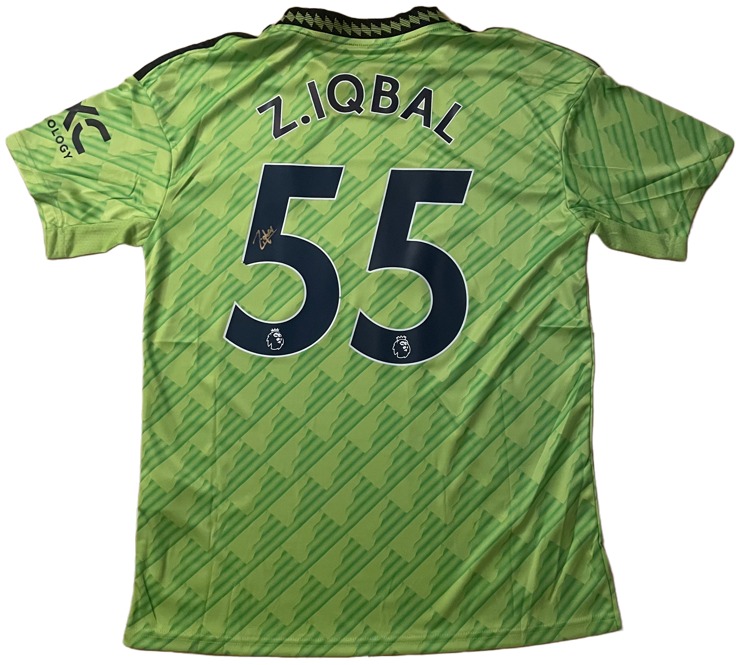 Signed Zidane Iqbal Manchester United Third Shirt 22/23