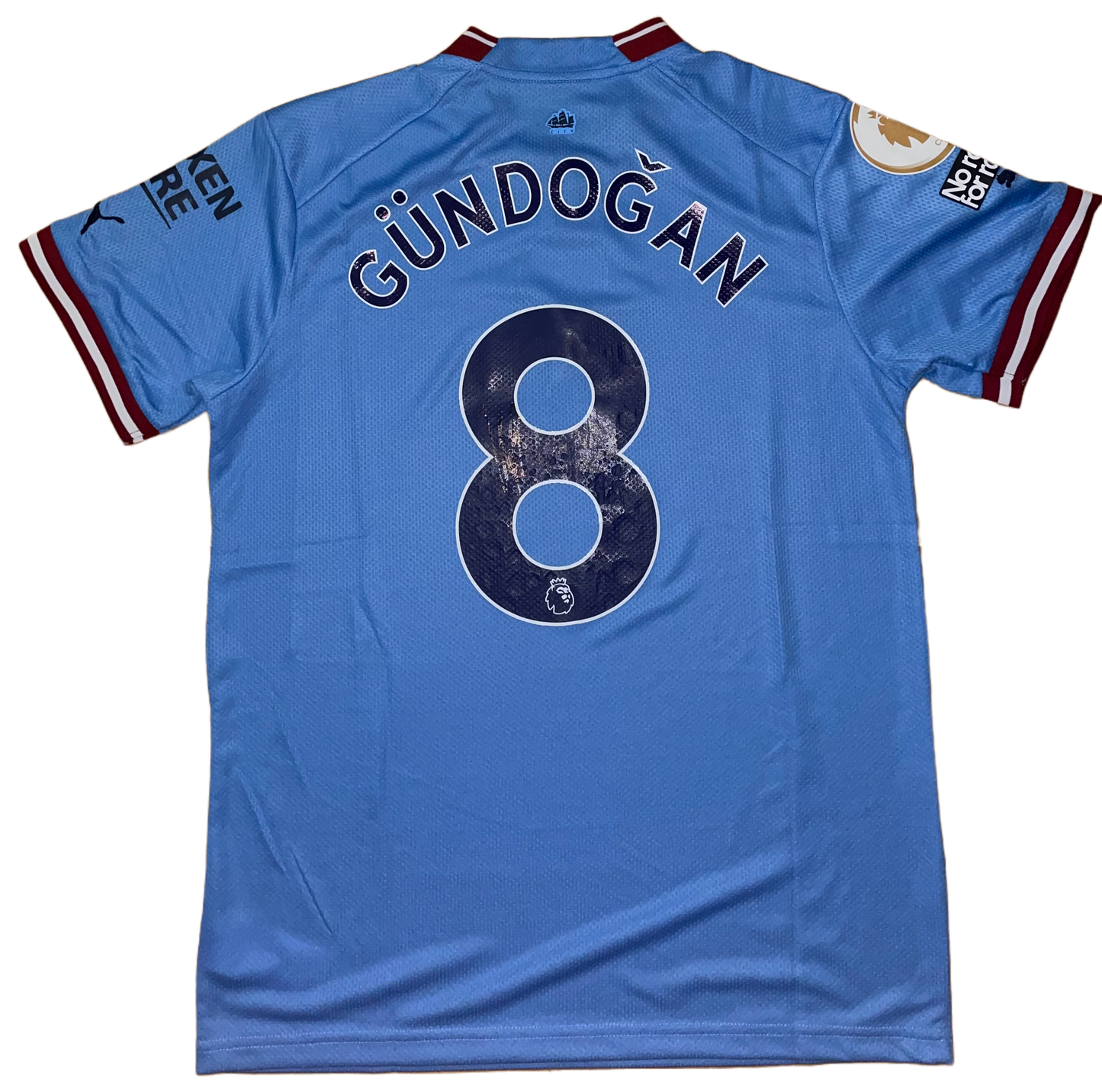 Signed İlkay Gündoğan Manchester City Home Shirt 22/22