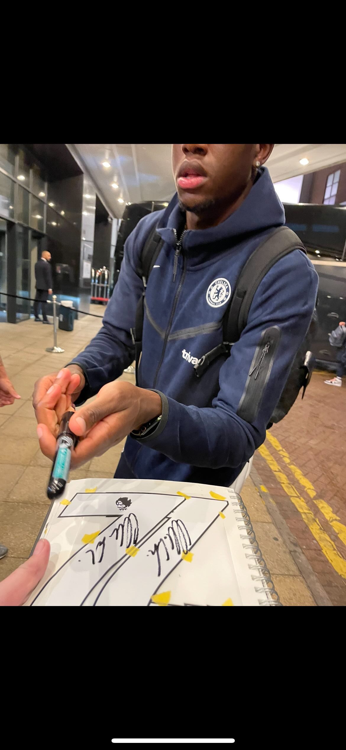 Signed Zakaria Chelsea Home Shirt 22/23